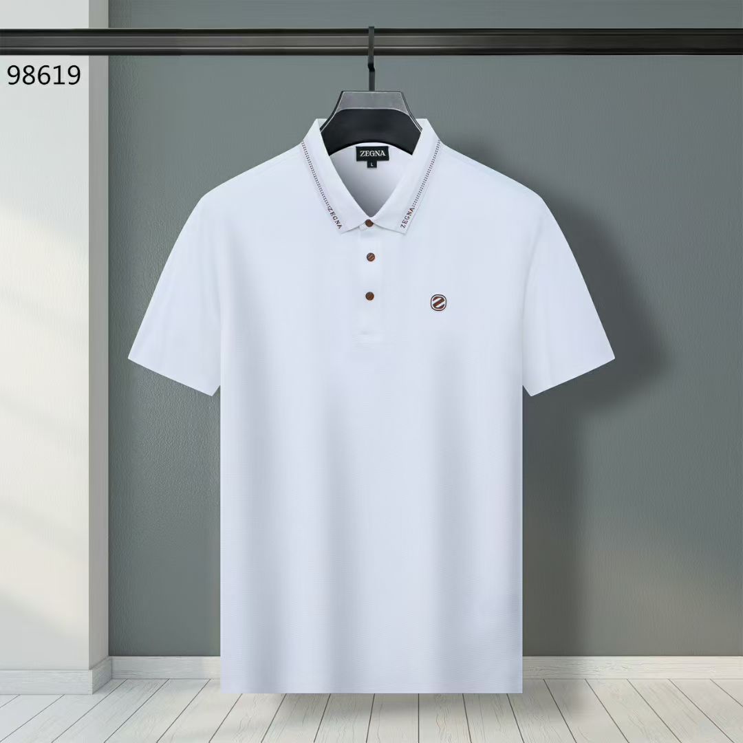 Cheap New Arirvals Zegna Polo T-shirts For Men in 208480, $28 USD- [IB208480] - Replica Salvatore Ferragamo  Polo T-shirts for Men