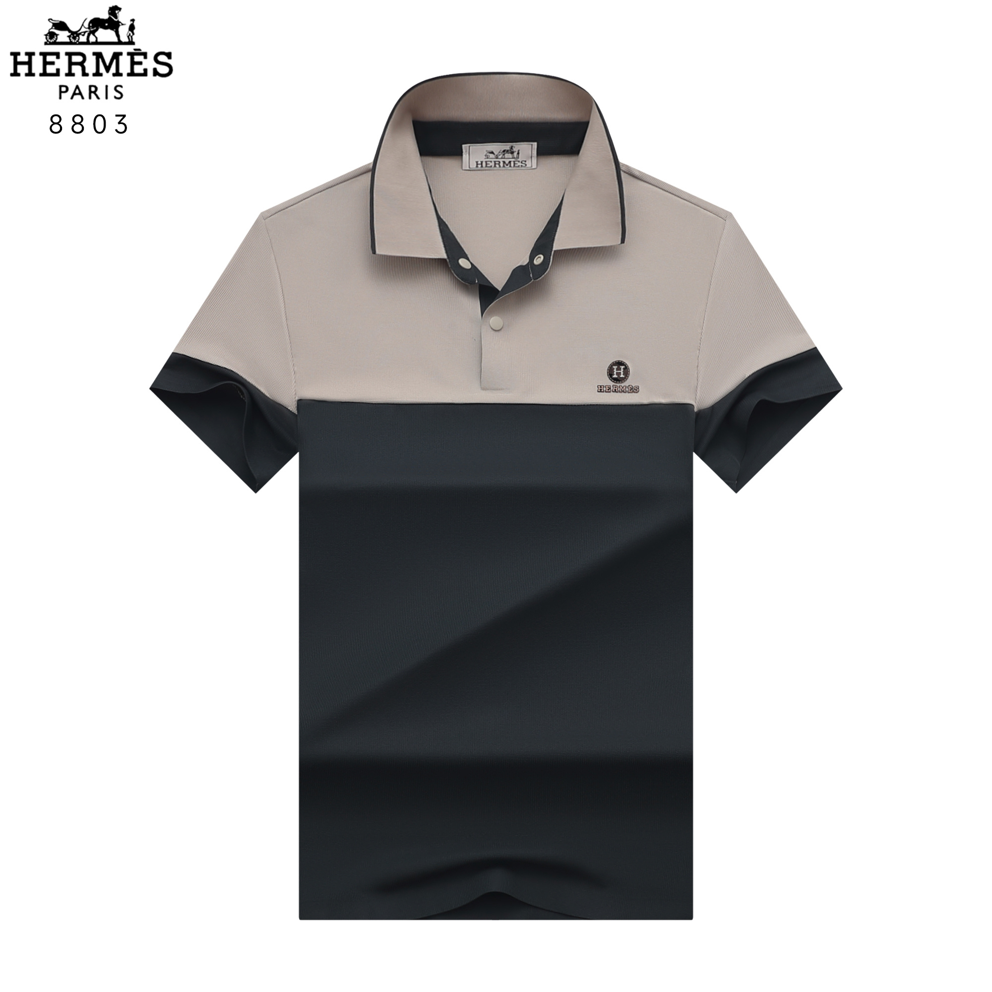 Cheap New Arirvals Hermes Polo T-shirts For Men in 208506, $28 USD- [IB208506] - Replica Hermes Polo T-Shirts for Men