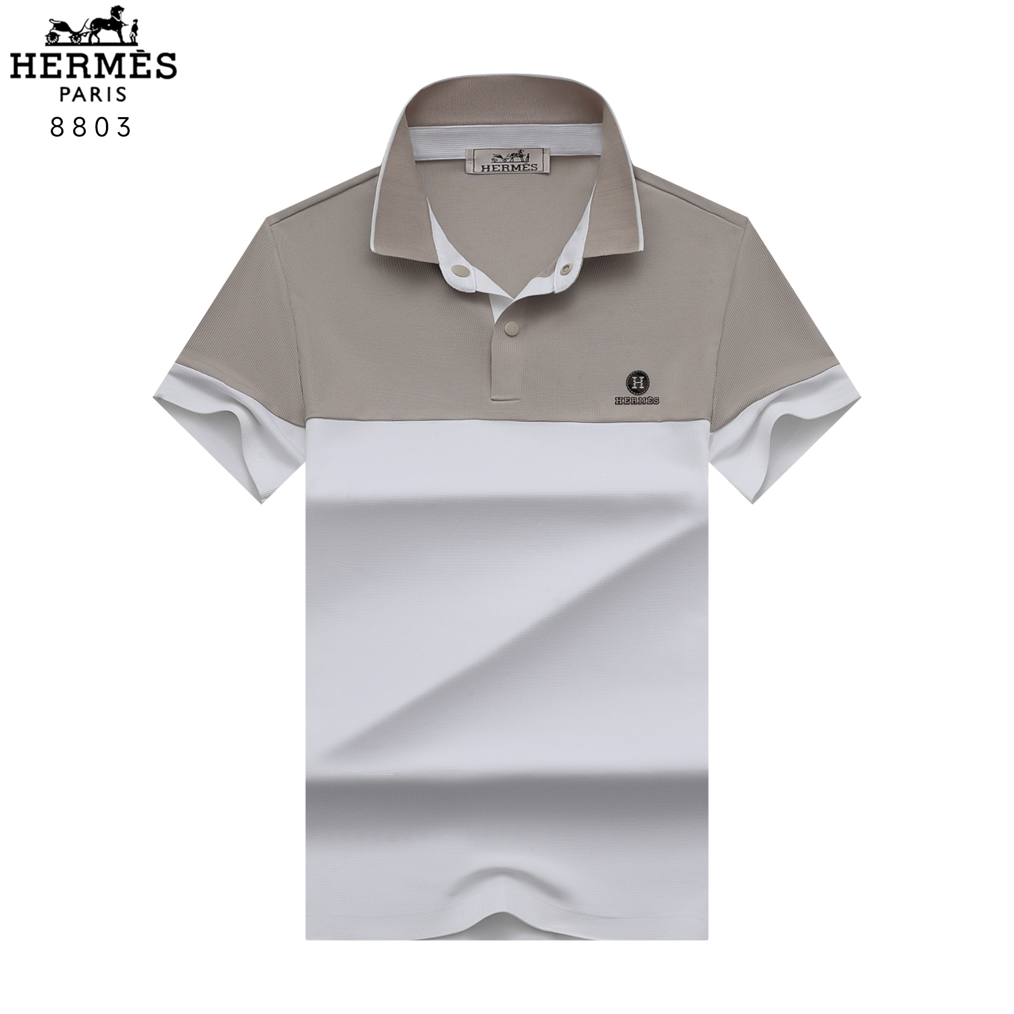 Cheap New Arirvals Hermes Polo T-shirts For Men in 208509, $28 USD- [IB208509] - Replica Hermes Polo T-Shirts for Men
