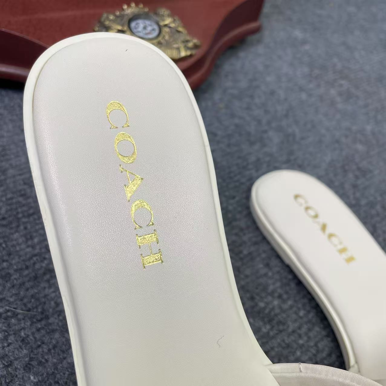 Cheap new Women Coach Slippers Good quality size 36-41 in 208585, $60 USD- [IB208585] - Replica Coach Slippers