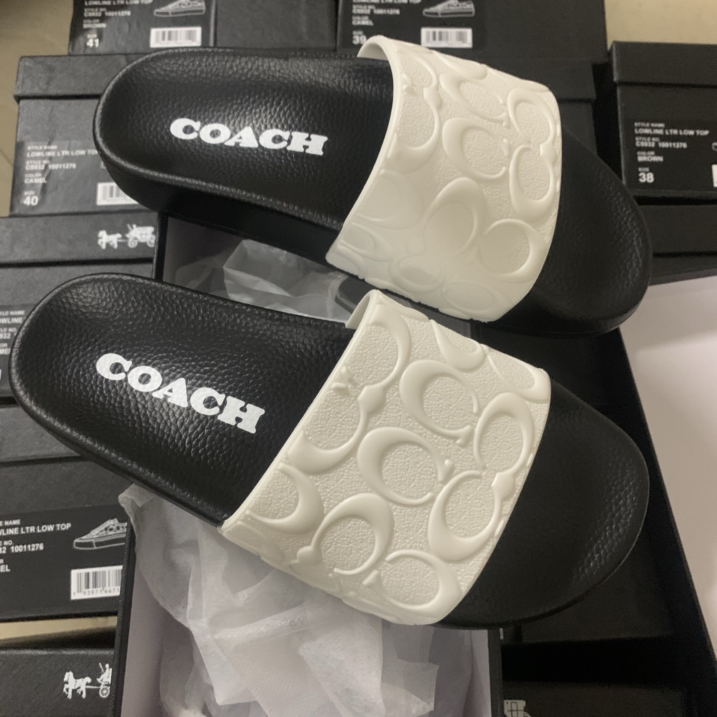 Cheap new Women Coach Slippers  size 36-41 in 208586, $38 USD- [IB208586] - Replica Coach Slippers