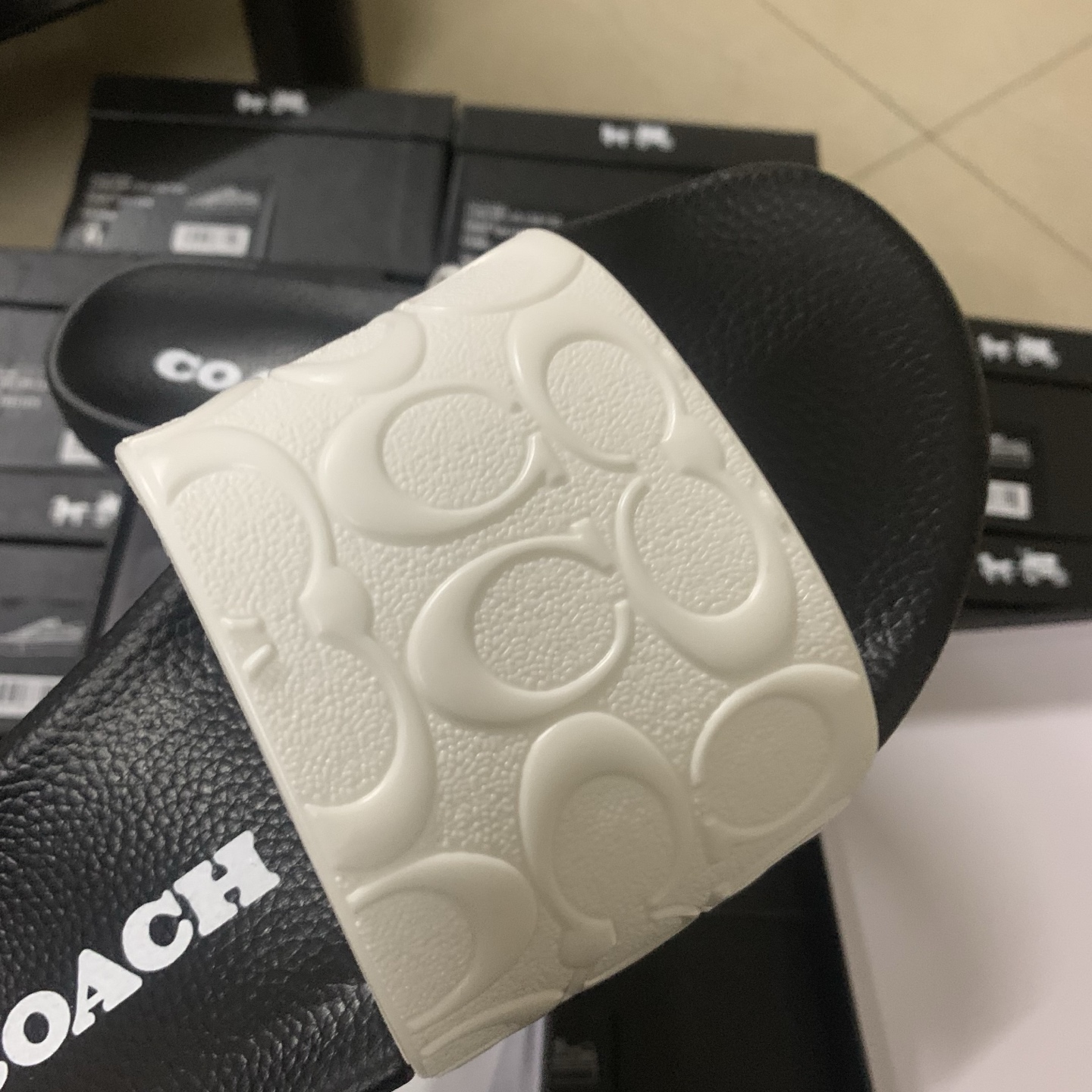 Cheap new Women Coach Slippers  size 36-41 in 208586, $38 USD- [IB208586] - Replica Coach Slippers