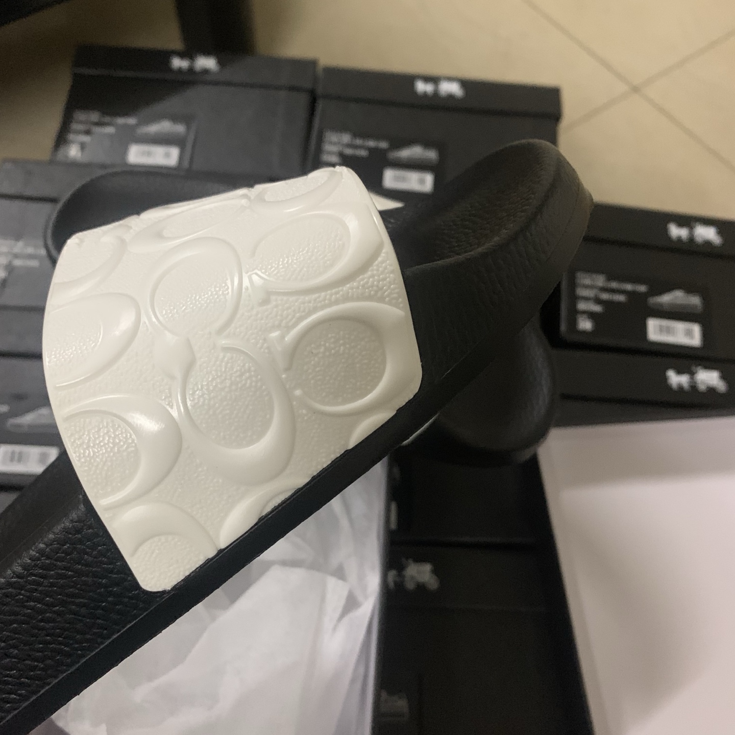 Cheap new Women Coach Slippers  size 36-41 in 208586, $38 USD- [IB208586] - Replica Coach Slippers