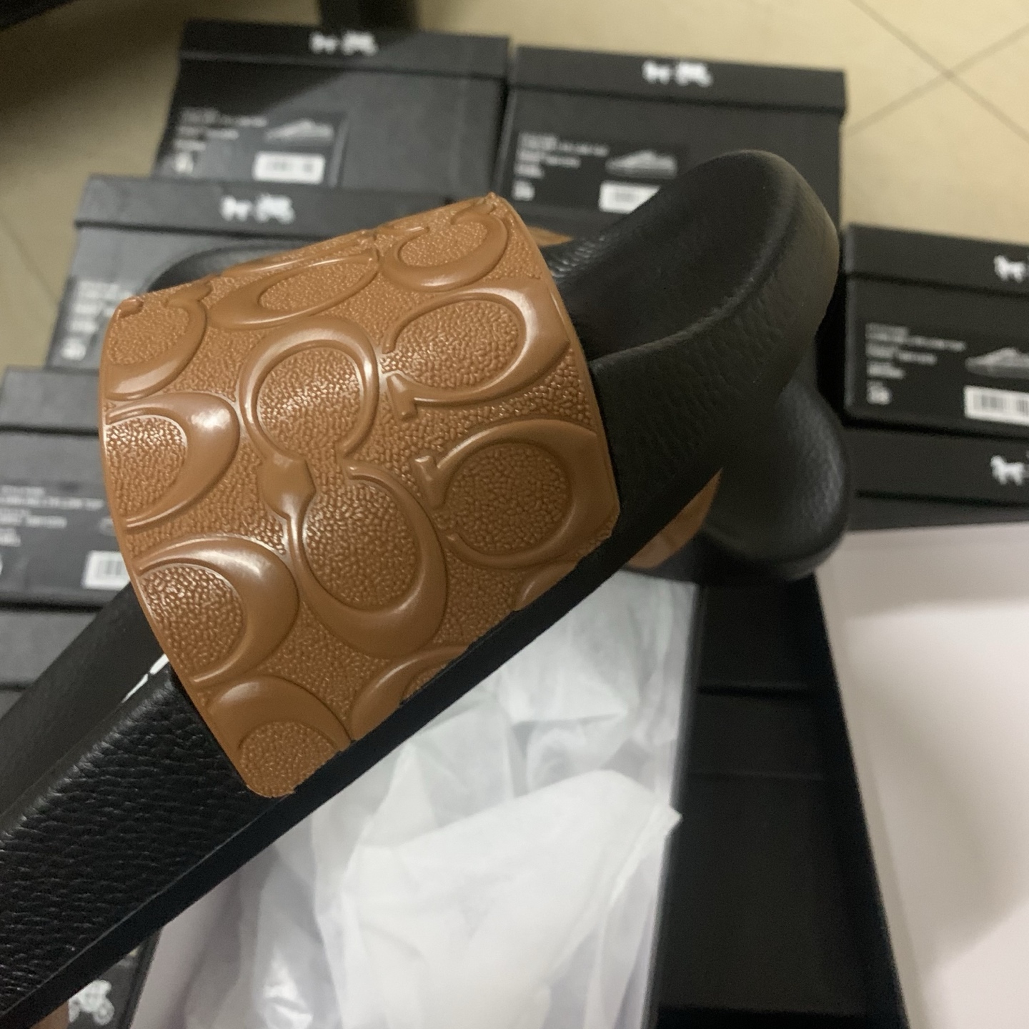 Cheap new Women Coach Slippers  size 36-41 in 208587, $38 USD- [IB208587] - Replica Coach Slippers