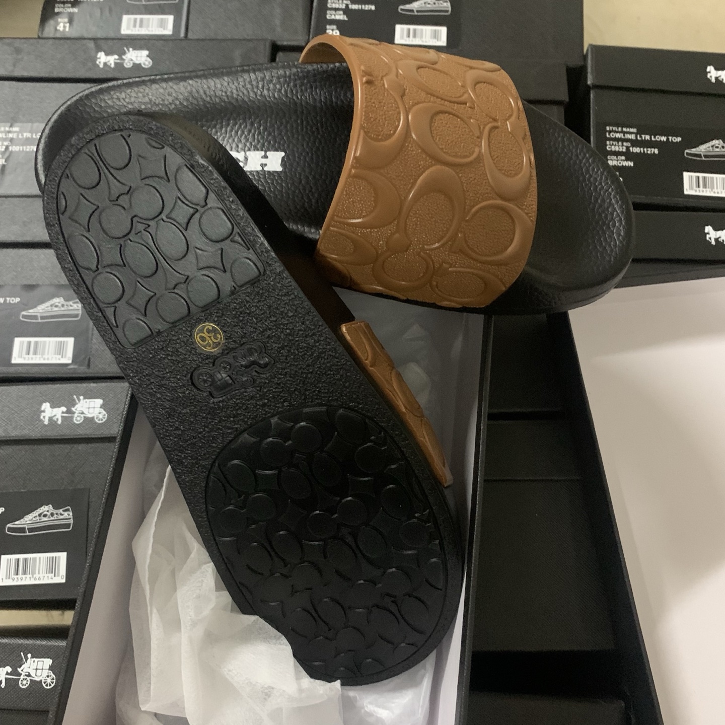 Cheap new Women Coach Slippers  size 36-41 in 208587, $38 USD- [IB208587] - Replica Coach Slippers