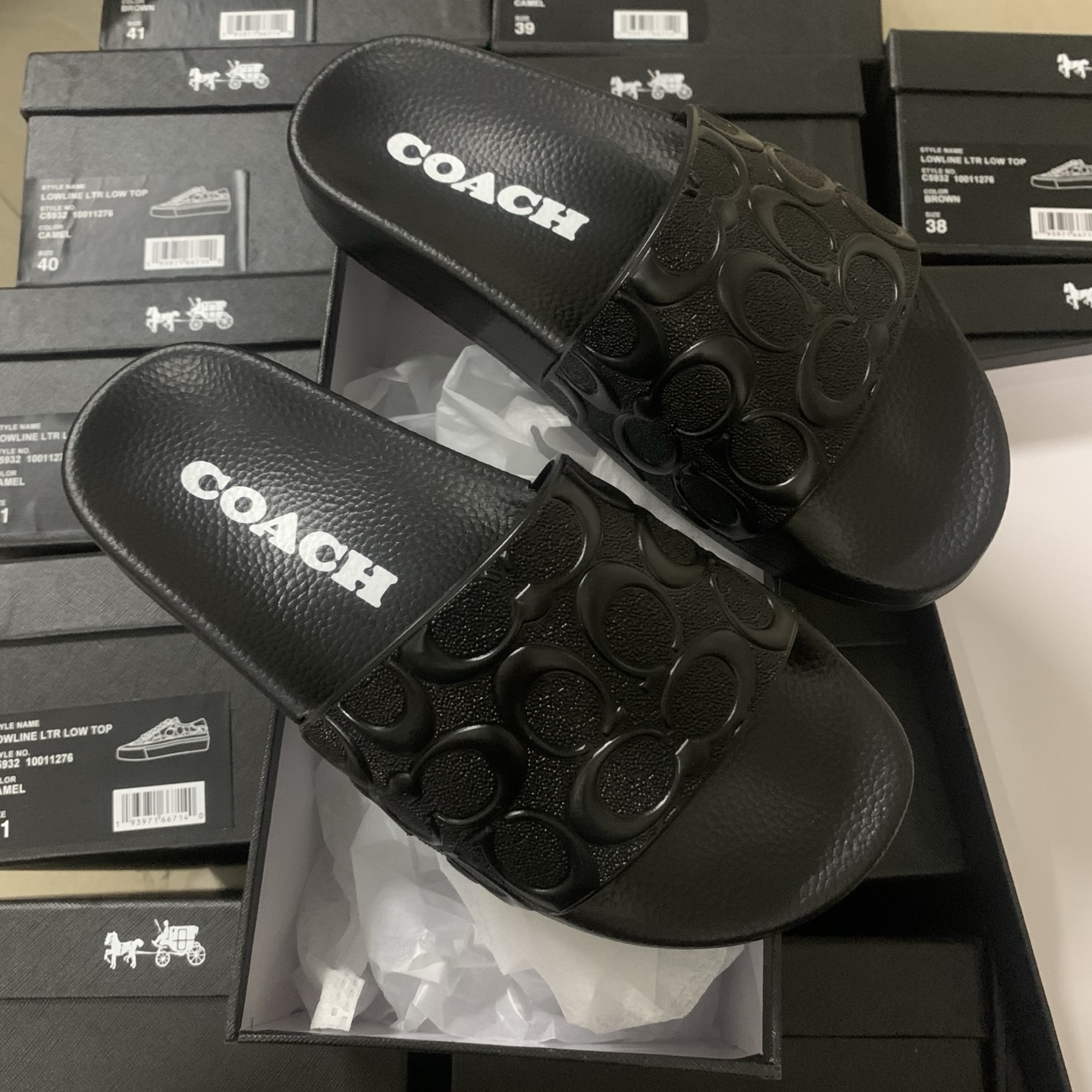 Cheap new Women Coach Slippers  size 36-41 in 208588, $38 USD- [IB208588] - Replica Coach Slippers