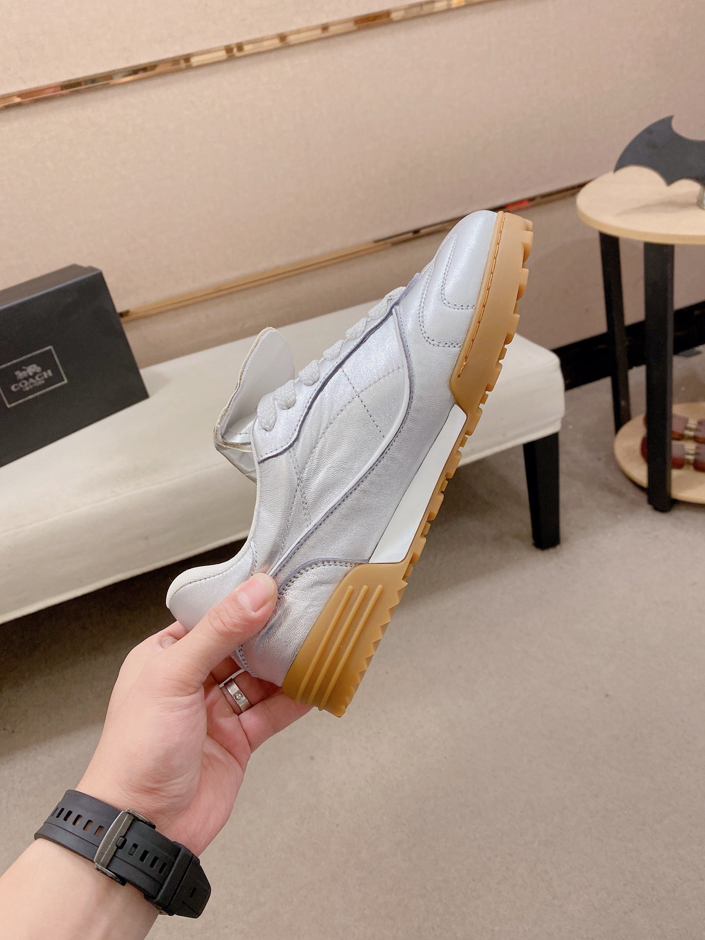 Cheap new Men Coach Sneakers  size 38-46 in 208596, $125 USD- [IB208596] - Replica Coach Sneakers