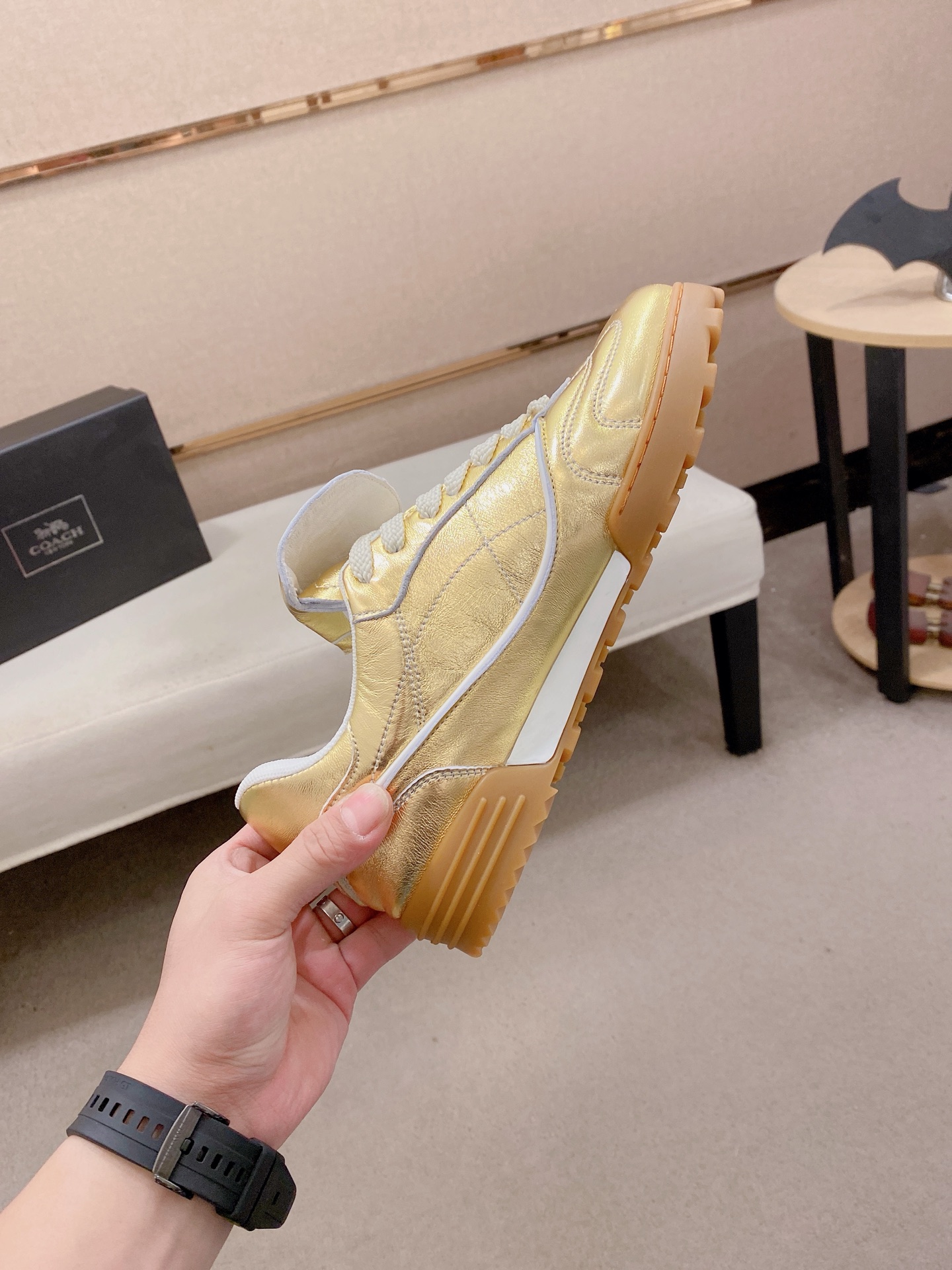 Cheap new Men Coach Sneakers  size 38-46 in 208597, $125 USD- [IB208597] - Replica Coach Sneakers