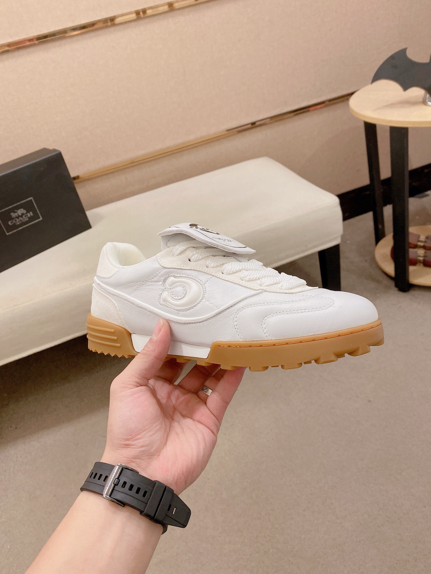 Cheap new Men Coach Sneakers  size 38-46 in 208598, $125 USD- [IB208598] - Replica Coach Sneakers