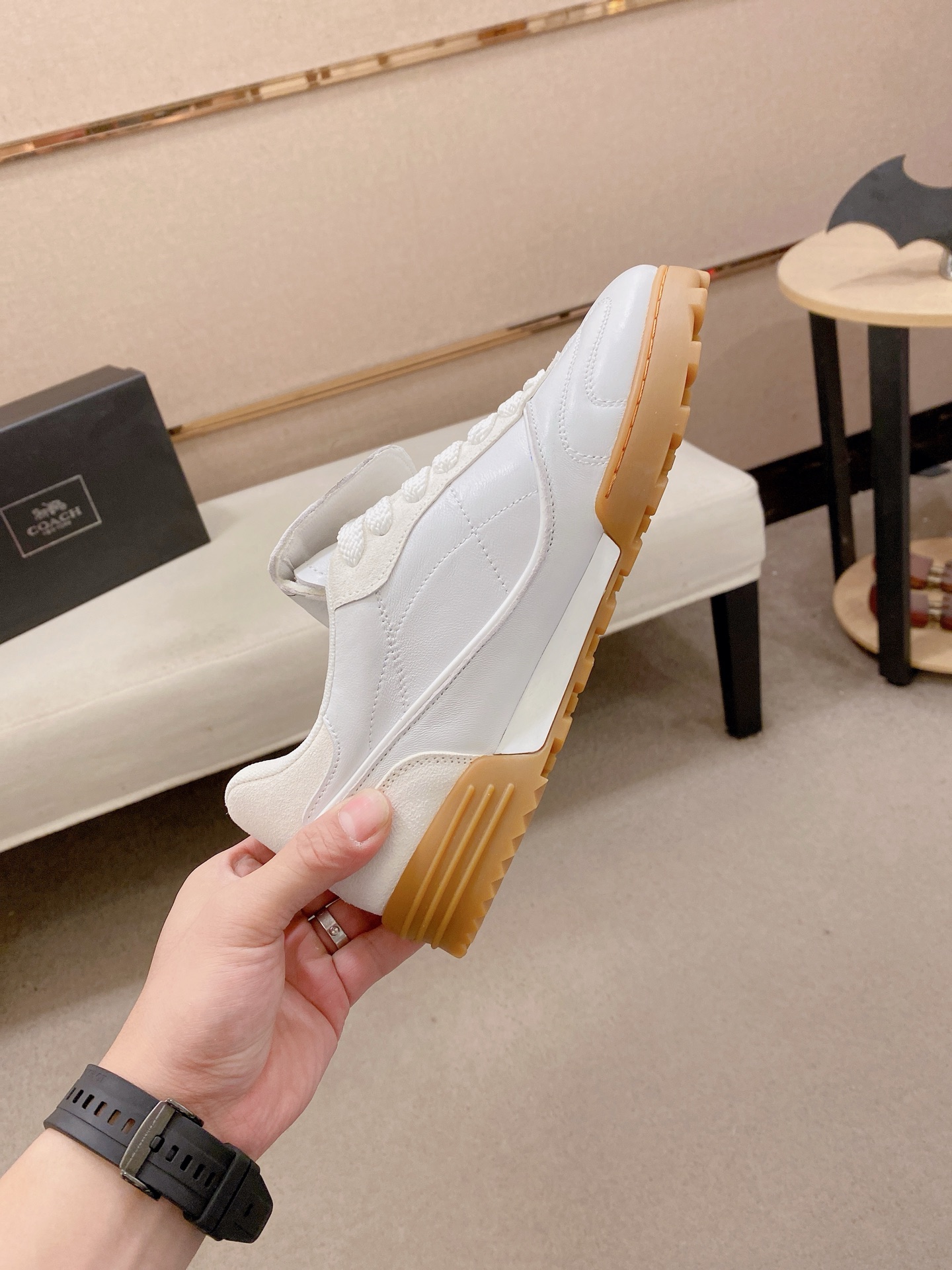 Cheap new Men Coach Sneakers  size 38-46 in 208598, $125 USD- [IB208598] - Replica Coach Sneakers