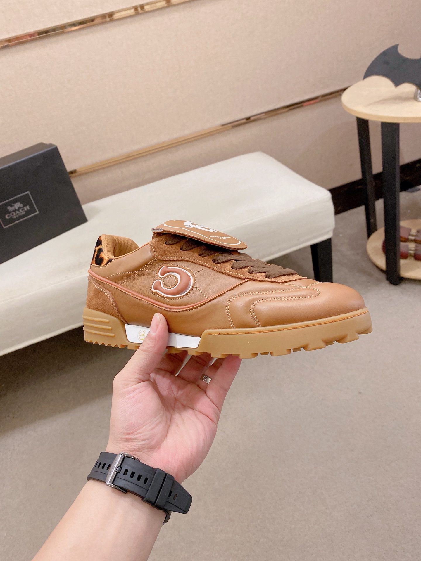 Cheap new Men Coach Sneakers  size 38-46 in 208600, $125 USD- [IB208600] - Replica Coach Sneakers