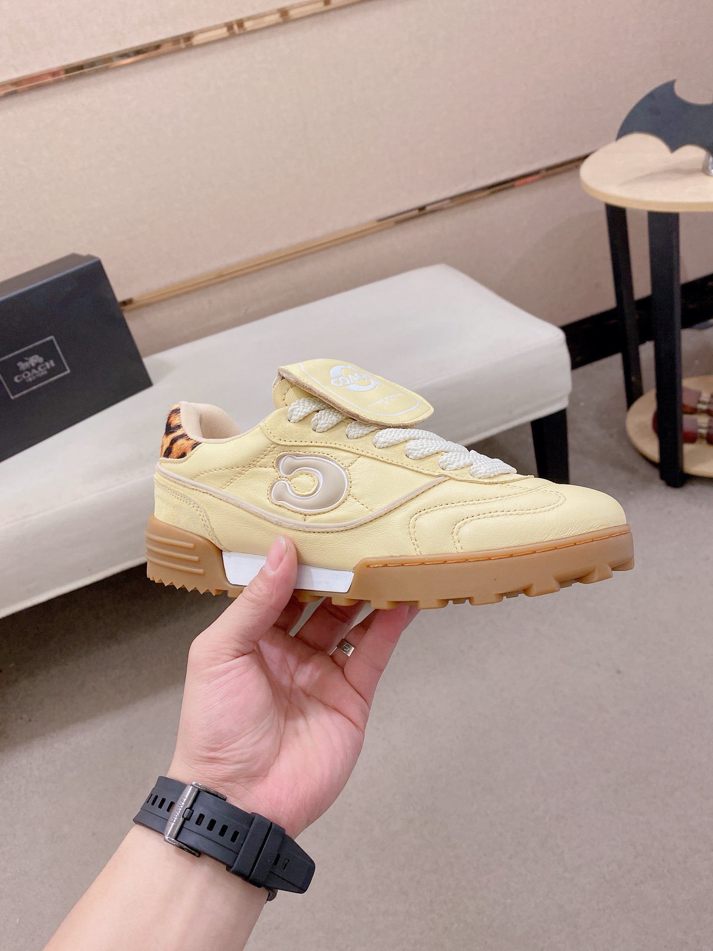 Cheap new Men Coach Sneakers  size 38-46 in 208602, $125 USD- [IB208602] - Replica Coach Sneakers
