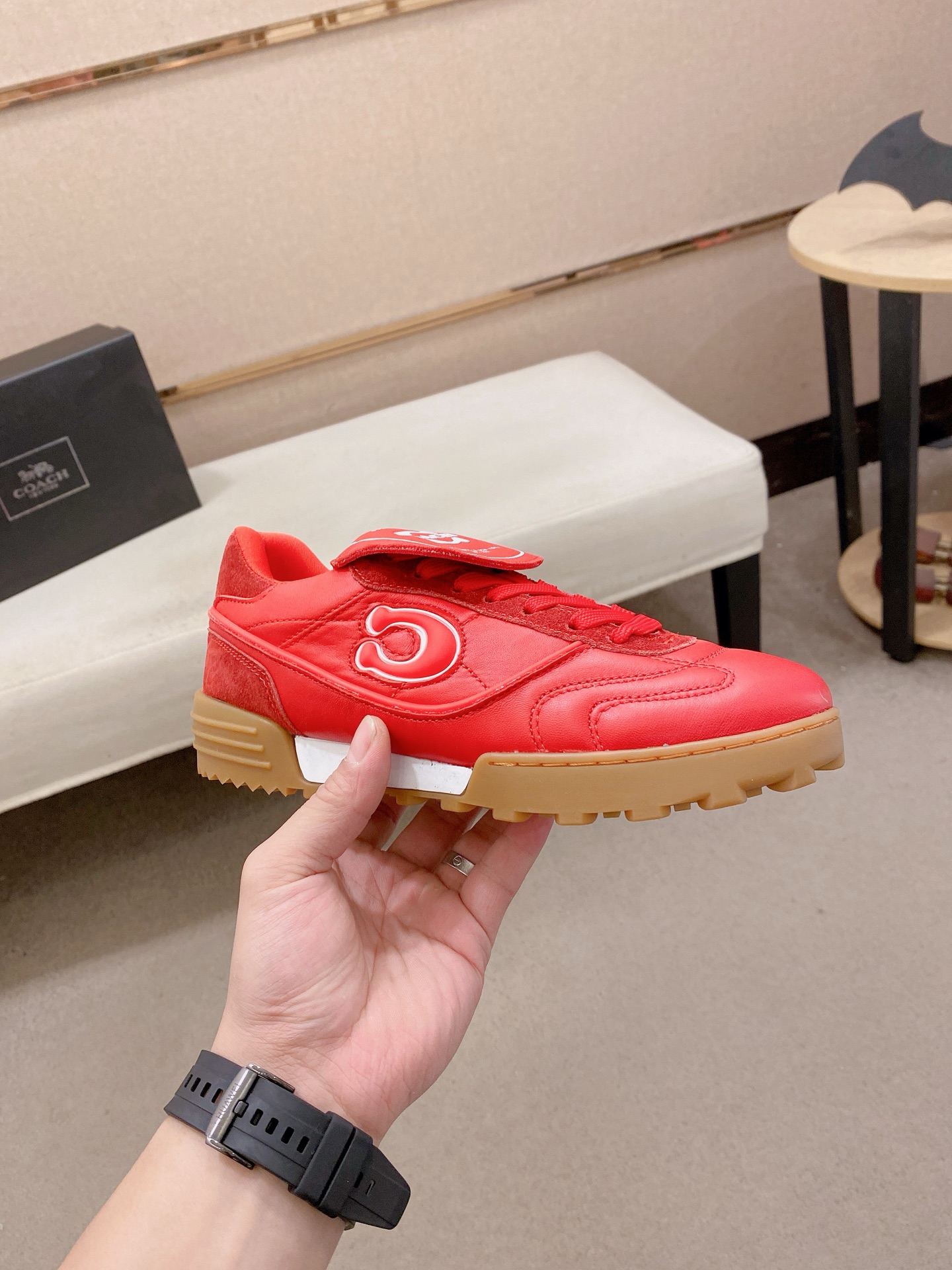 Cheap new Men Coach Sneakers  size 38-46 in 208603, $125 USD- [IB208603] - Replica Coach Sneakers
