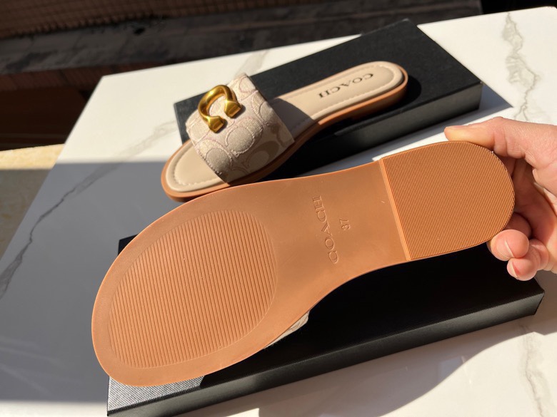 Cheap new Women Coach Slippers  size 35-40 in 208613, $60 USD- [IB208613] - Replica Coach Slippers