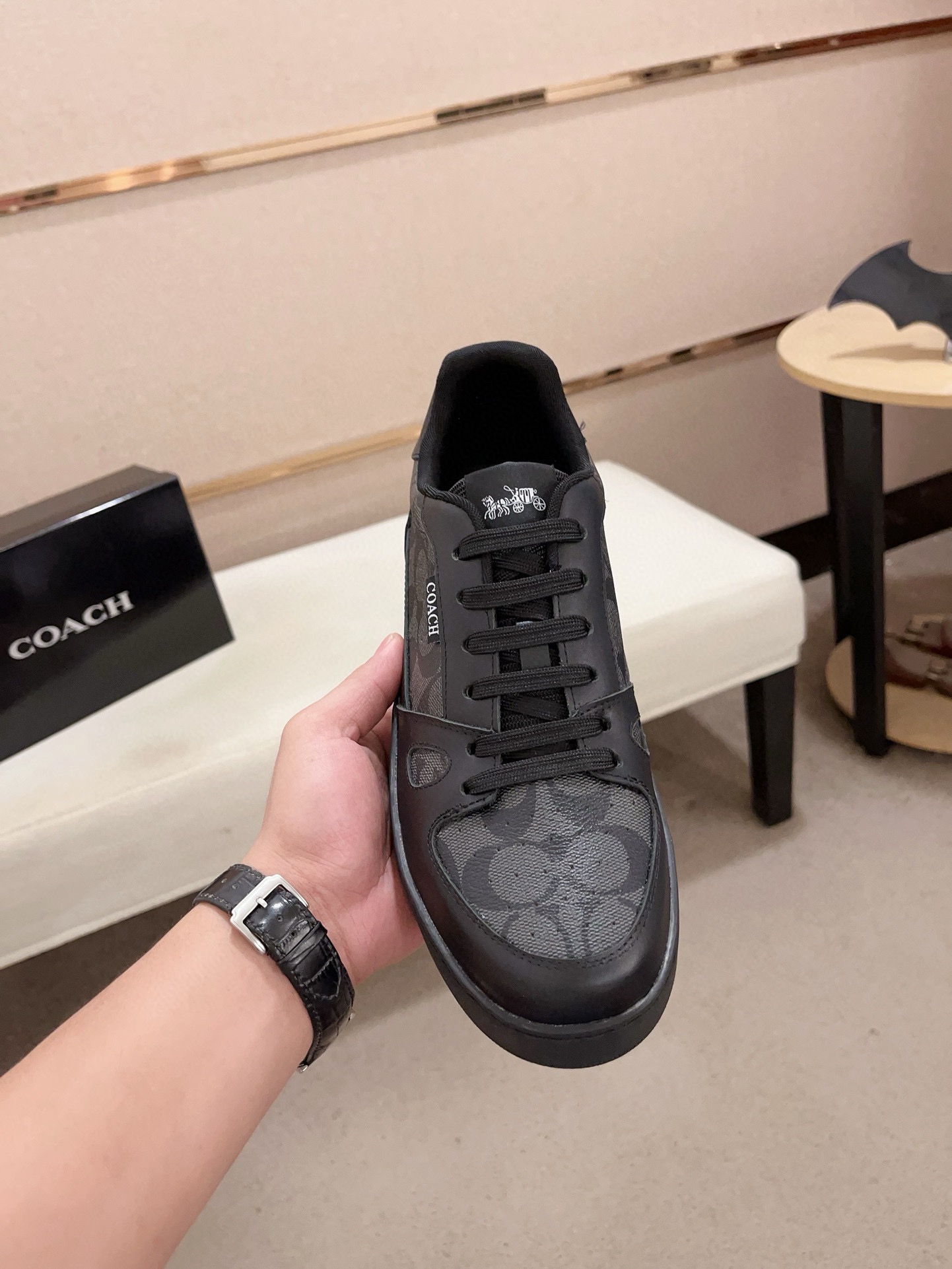 Cheap new Men Coach Sneakers  size 39-45 in 208637, $90 USD- [IB208637] - Replica Coach Sneakers