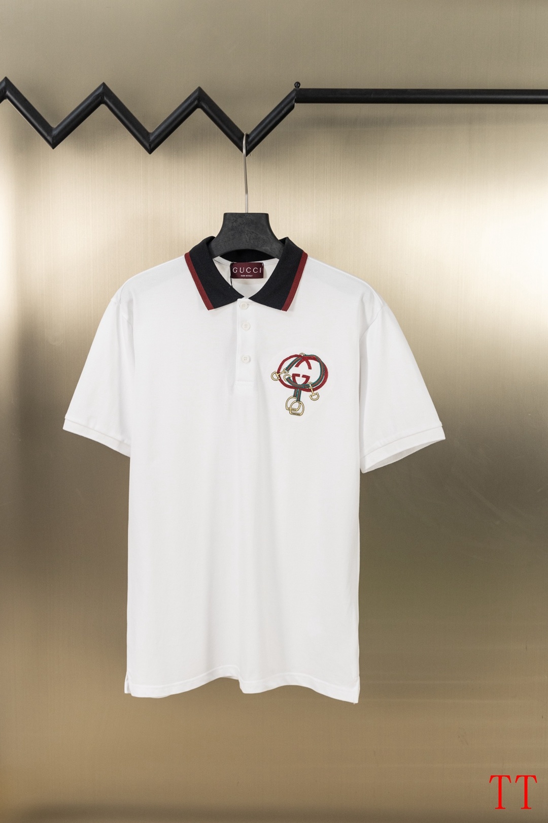 Cheap New Arrivals Gucci Polo T-shirts For Men in 208681, $30 USD- [IB208681] - Replica Gucci Polo T-Shirts for Men