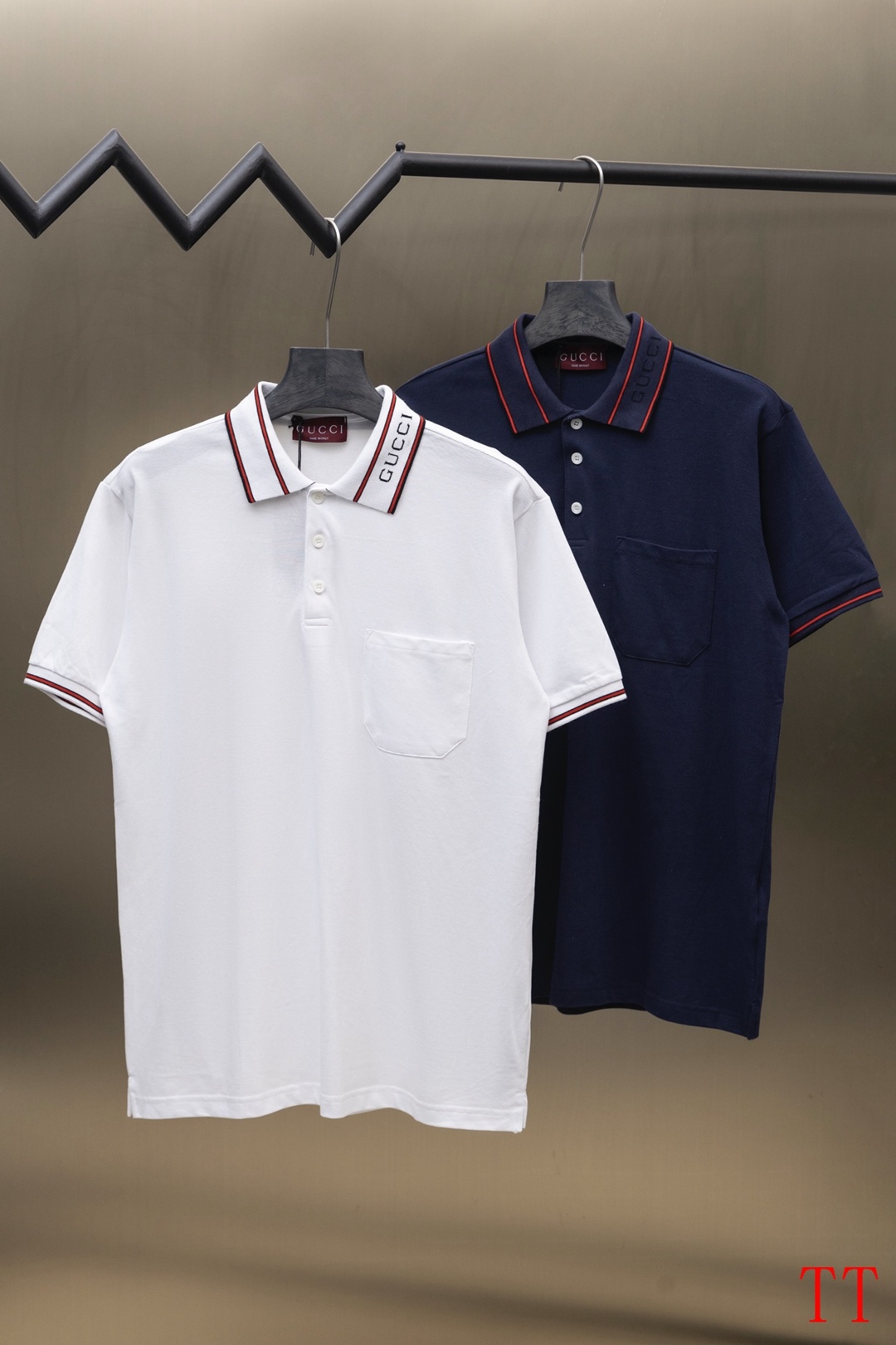Cheap New Arrivals Gucci Polo T-shirts For Men in 208684, $30 USD- [IB208684] - Replica Gucci Polo T-Shirts for Men