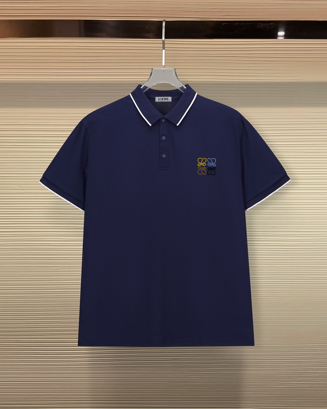 Cheap New Arrivals Loewe Polo T-shirts For Men Loewe Tee in 208689, $30 USD- [IB208689] - Replica LOEWE T-shirts