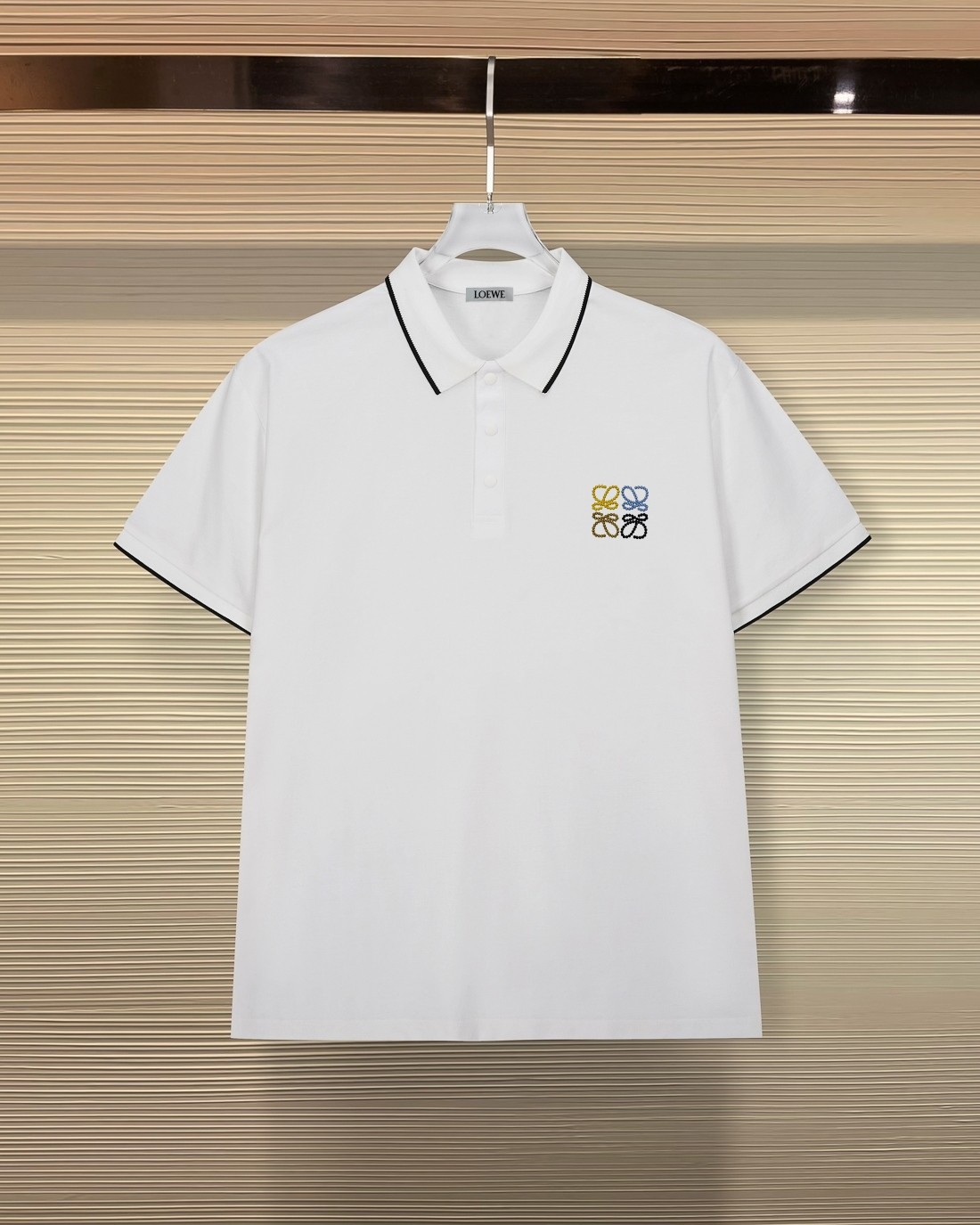 Cheap New Arrivals Loewe Polo T-shirts For Men Loewe Tee in 208690, $30 USD- [IB208690] - Replica LOEWE T-shirts