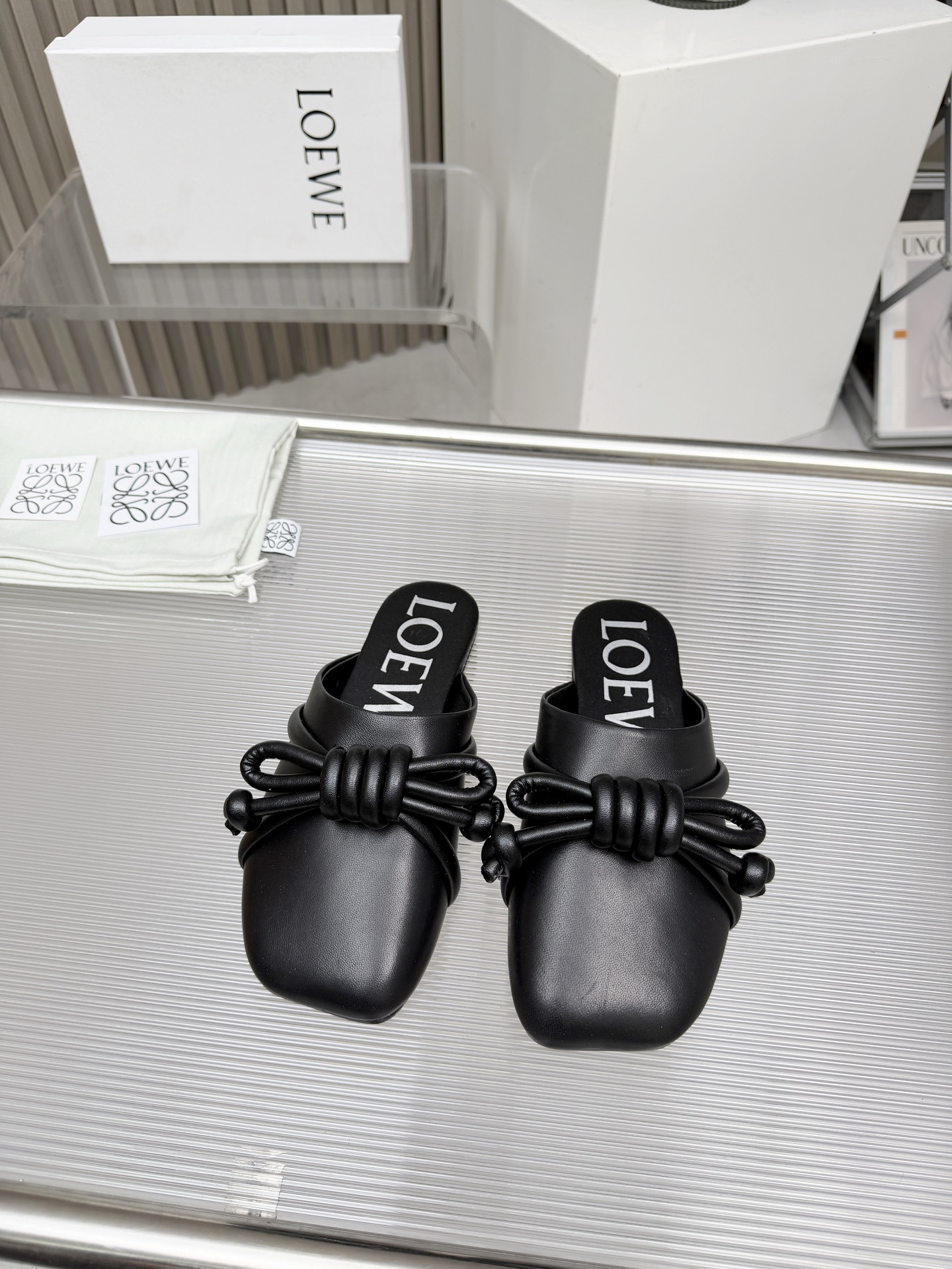 Cheap New Arrivals Loewe Slippers For Women Loewe Slides For Women in 208698, $65 USD- [IB208698] - Replica Loewe Slippers