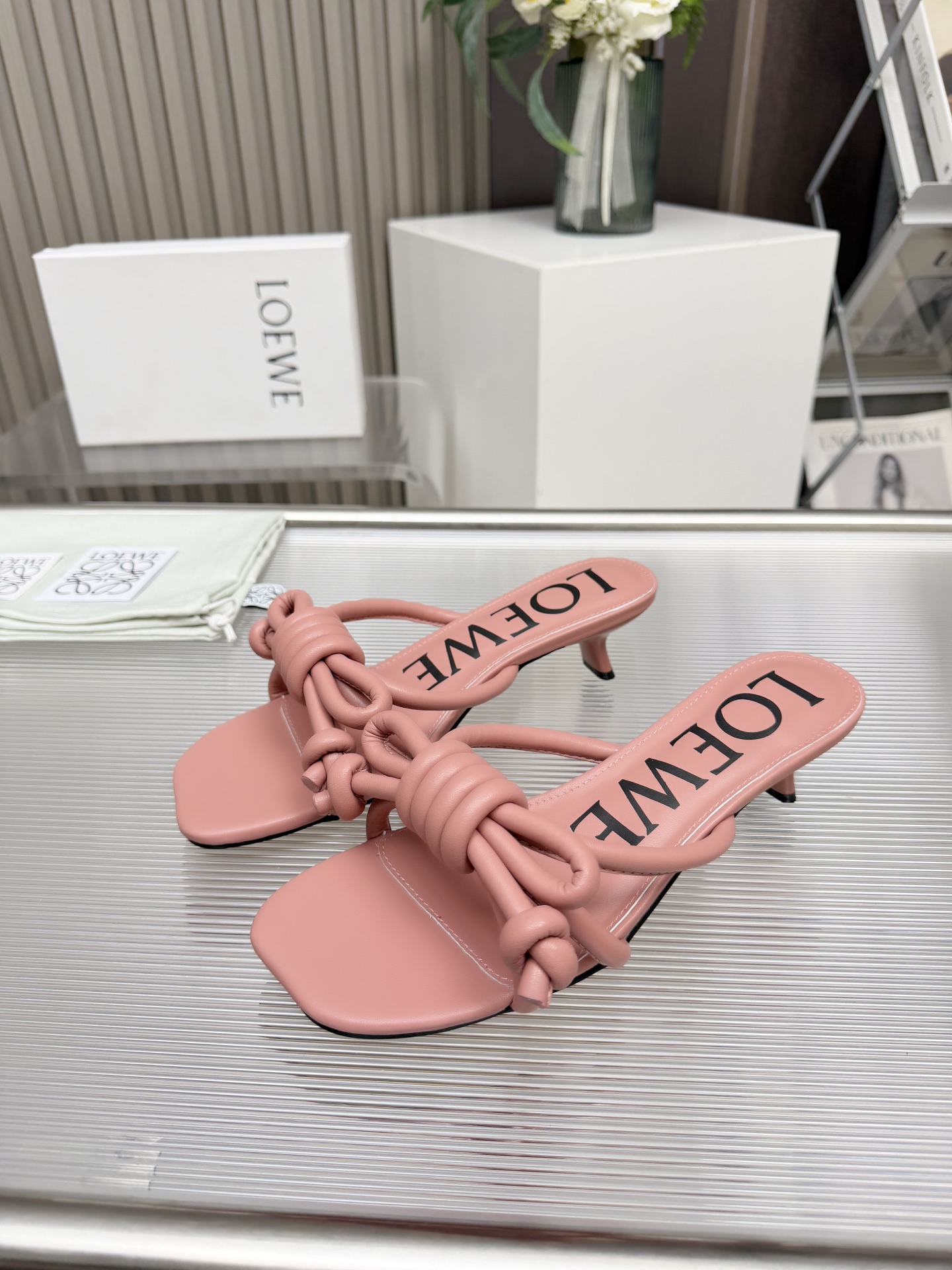 Cheap New Arrivals Loewe Slippers For Women Loewe Slides For Women in 208706, $65 USD- [IB208706] - Replica Loewe Slippers