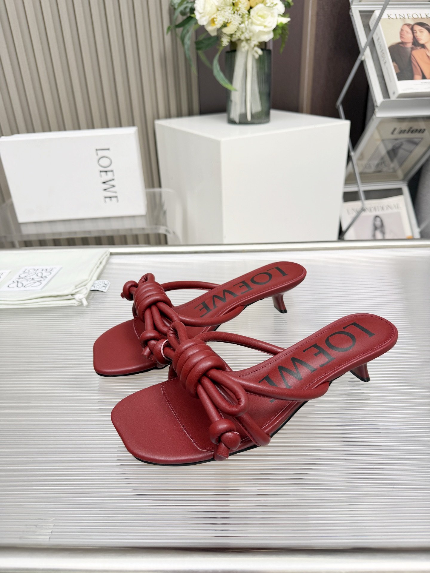 Cheap New Arrivals Loewe Slippers For Women Loewe Slides For Women in 208709, $60 USD- [IB208709] - Replica Loewe Slippers