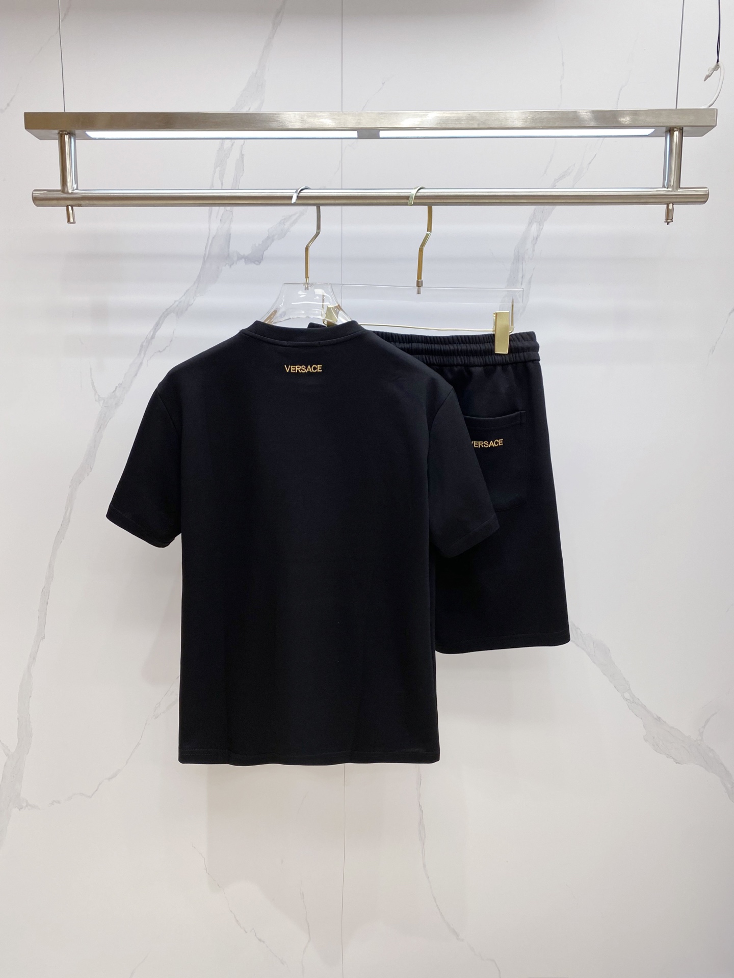 Cheap Versace Short Tracksuits For Men in 208737, $55 USD- [IB208737] - Replica Versace Short Tracksuits For Men