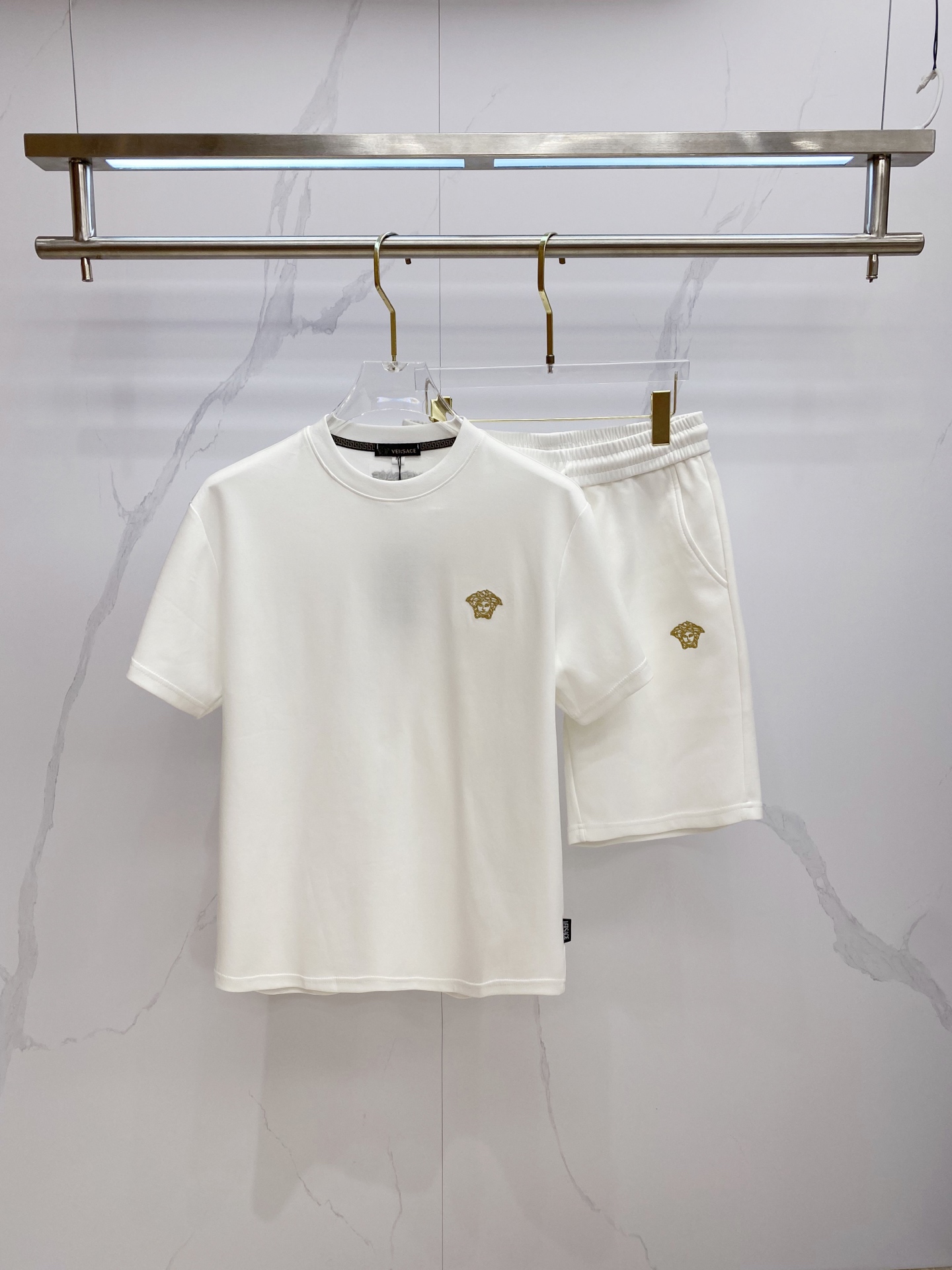 Cheap Versace Short Tracksuits For Men in 208738, $55 USD- [IB208738] - Replica Versace Short Tracksuits For Men