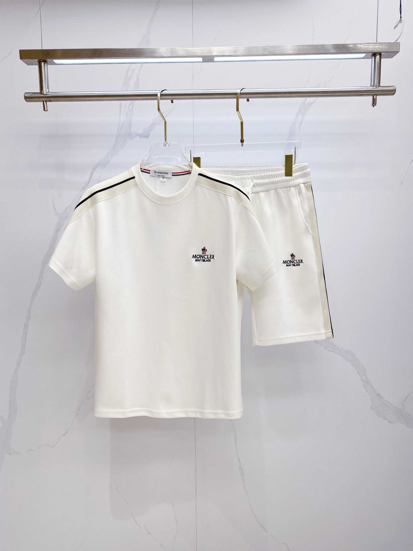 Cheap MONCLE Tracksuits for Men in 208739, $55 USD- [IB208739] - Replica Moncler Short Tracksuits For Men