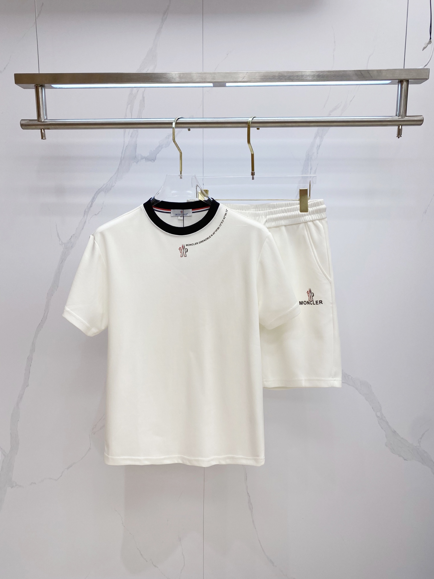Cheap Moncler Short Tracksuits For Men in 208741, $55 USD- [IB208741] - Replica Moncler Short Tracksuits For Men