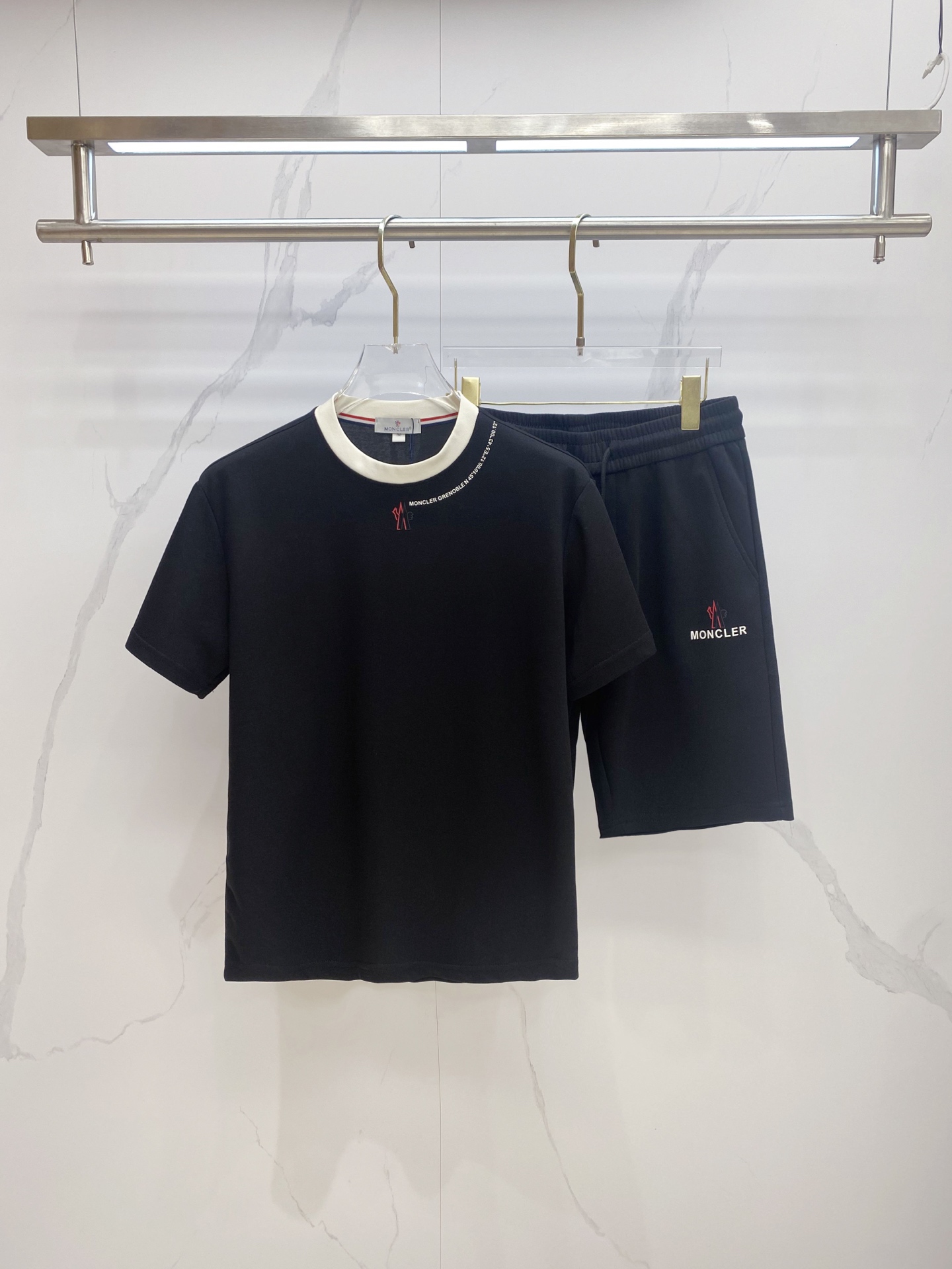 Cheap Moncler Short Tracksuits For Men in 208742, $55 USD- [IB208742] - Replica Moncler Short Tracksuits For Men