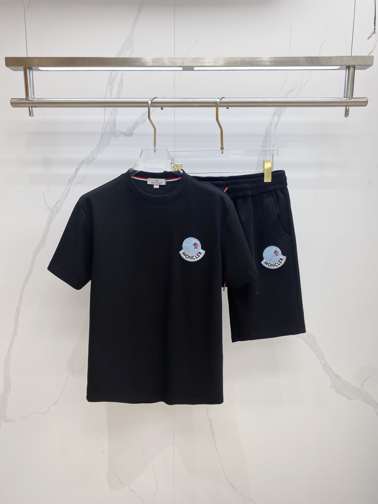 Cheap Moncler Short Tracksuits For Men in 208744, $55 USD- [IB208744] - Replica Moncler Short Tracksuits For Men