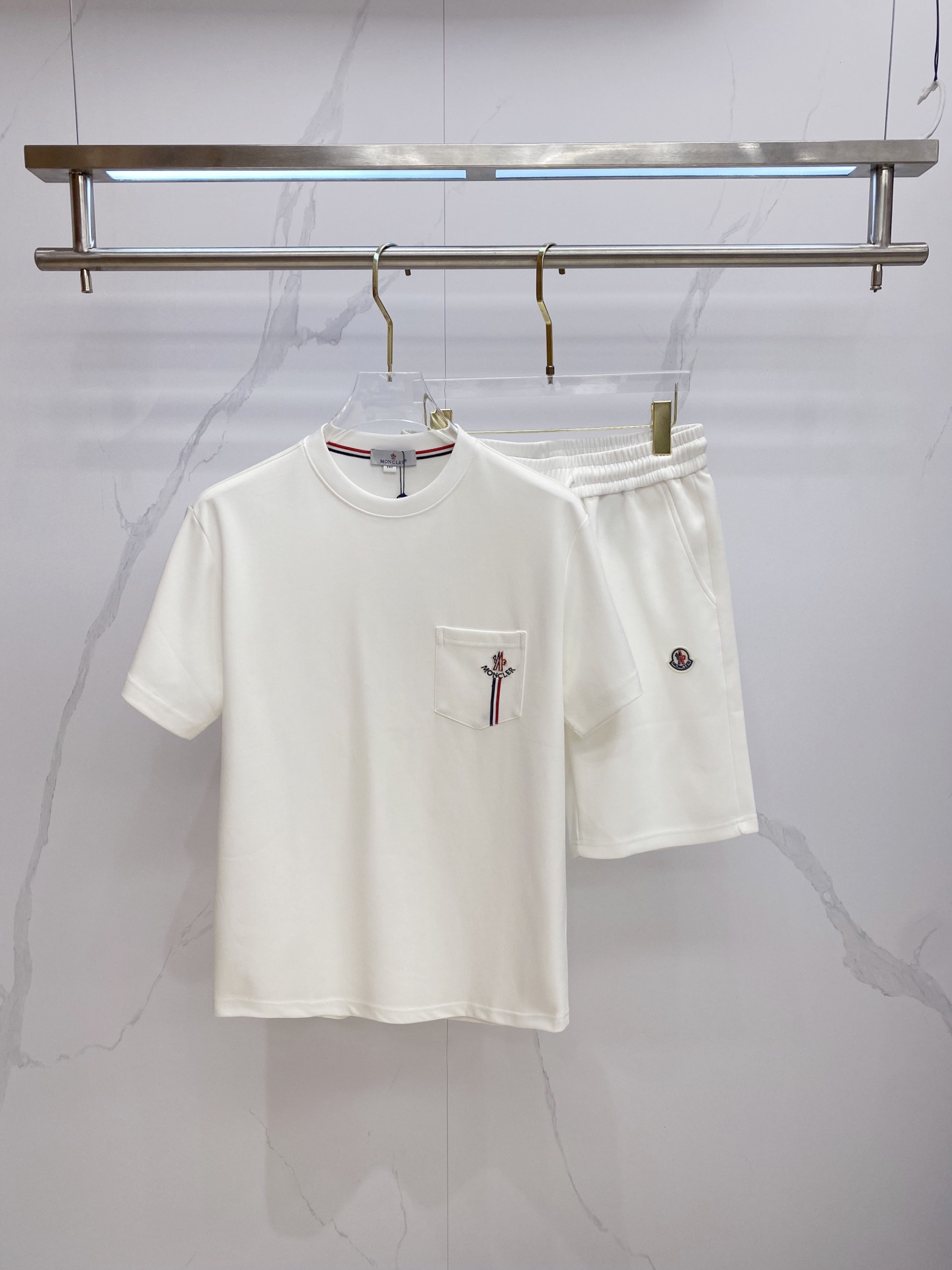 Cheap Moncler Short Tracksuits For Men in 208745, $55 USD- [IB208745] - Replica Moncler Short Tracksuits For Men