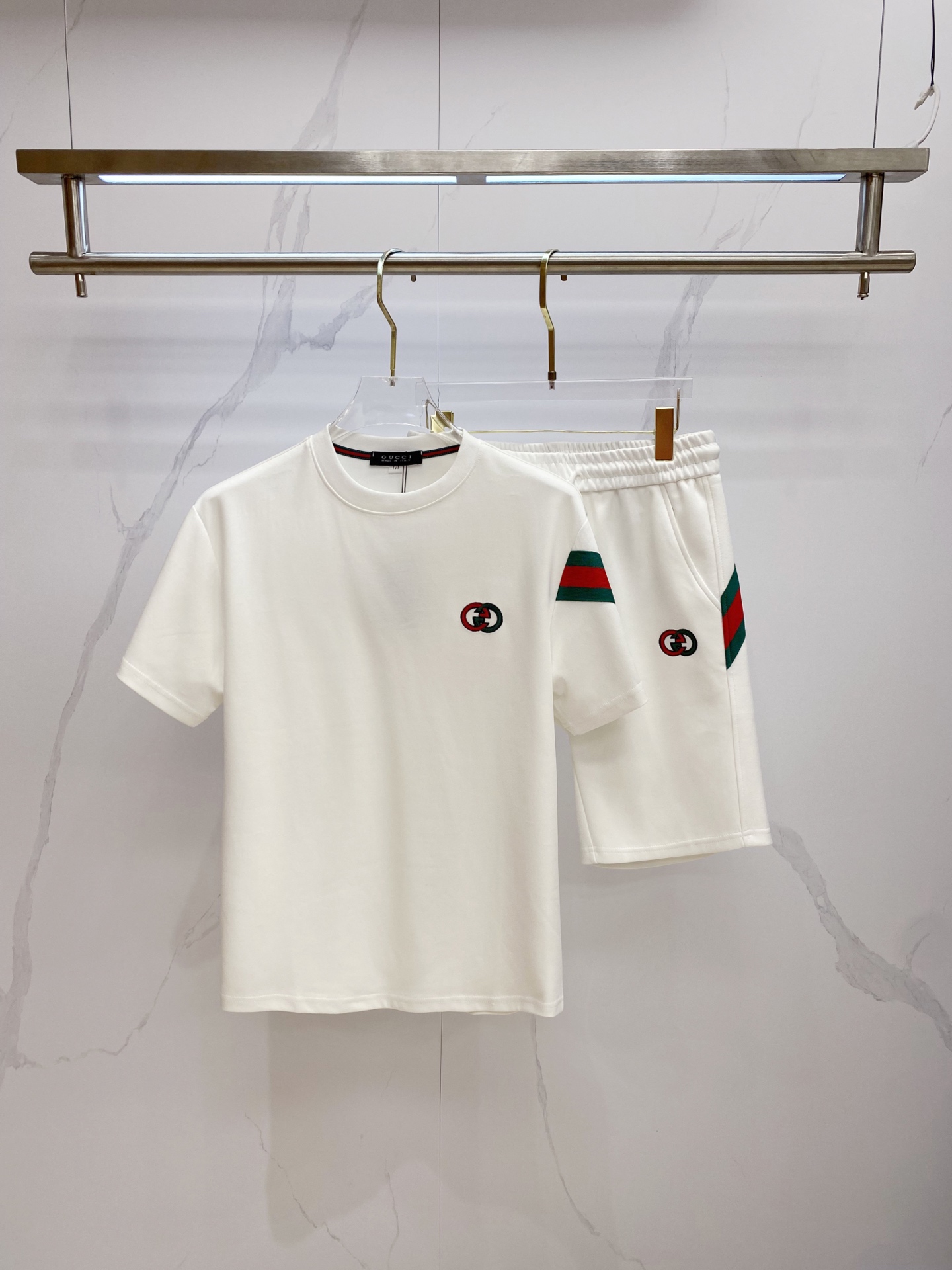 Cheap Gucci Short Tracksuits For Men in 208756, $55 USD- [IB208756] - Replica Gucci Short Tracksuits For Men