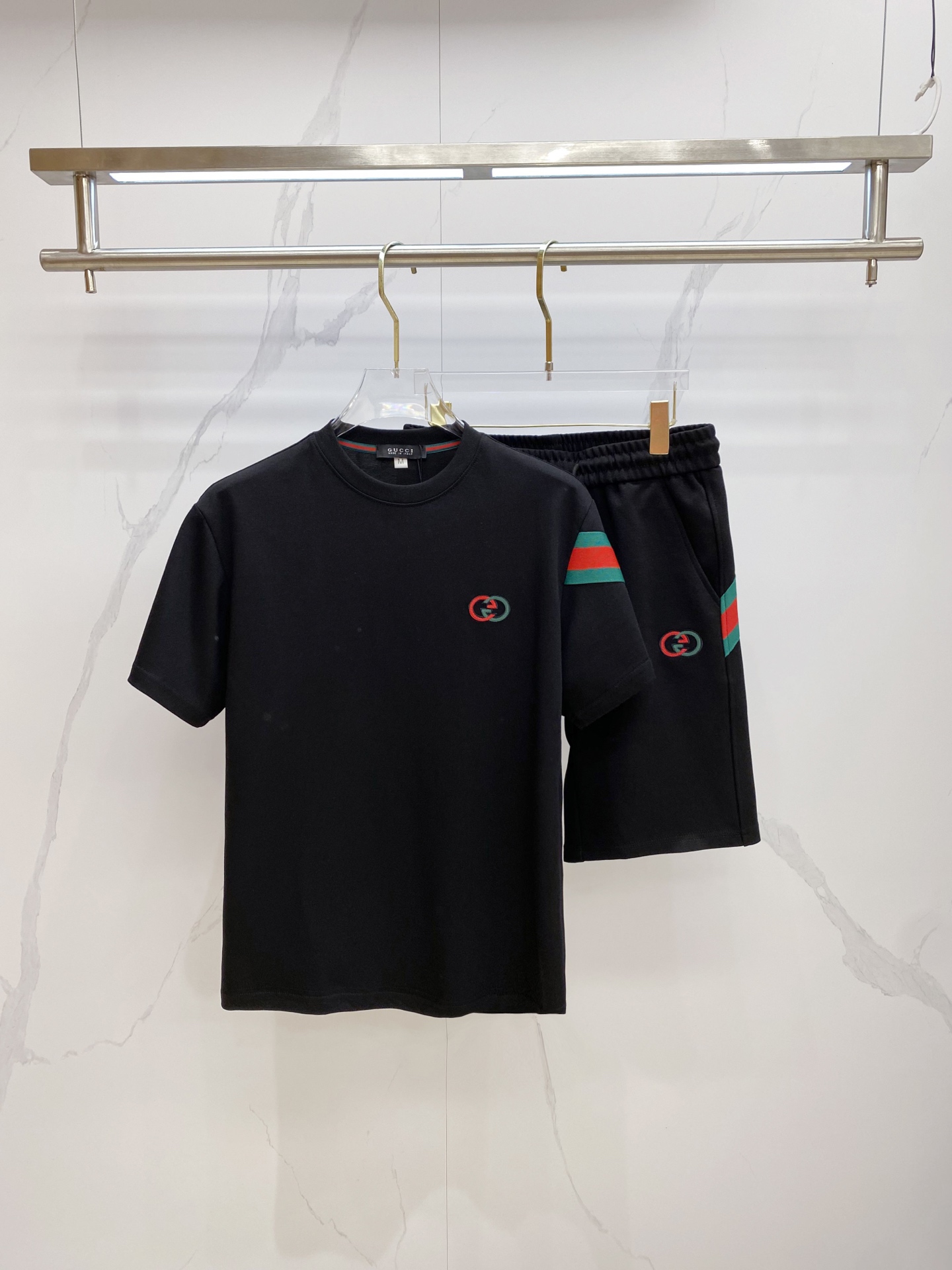 Cheap Gucci Short Tracksuits For Men in 208757, $55 USD- [IB208757] - Replica Gucci Short Tracksuits For Men