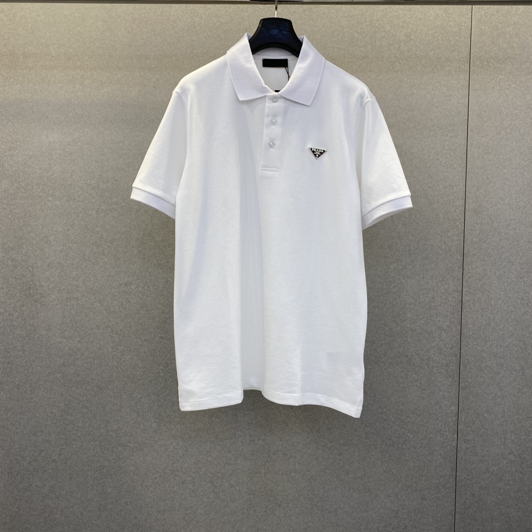 Cheap New Arrivals High quality Prada Polo T-shirts For Men in 208762, $40 USD- [IB208762] - Replica Prado polo T-shirts for Men