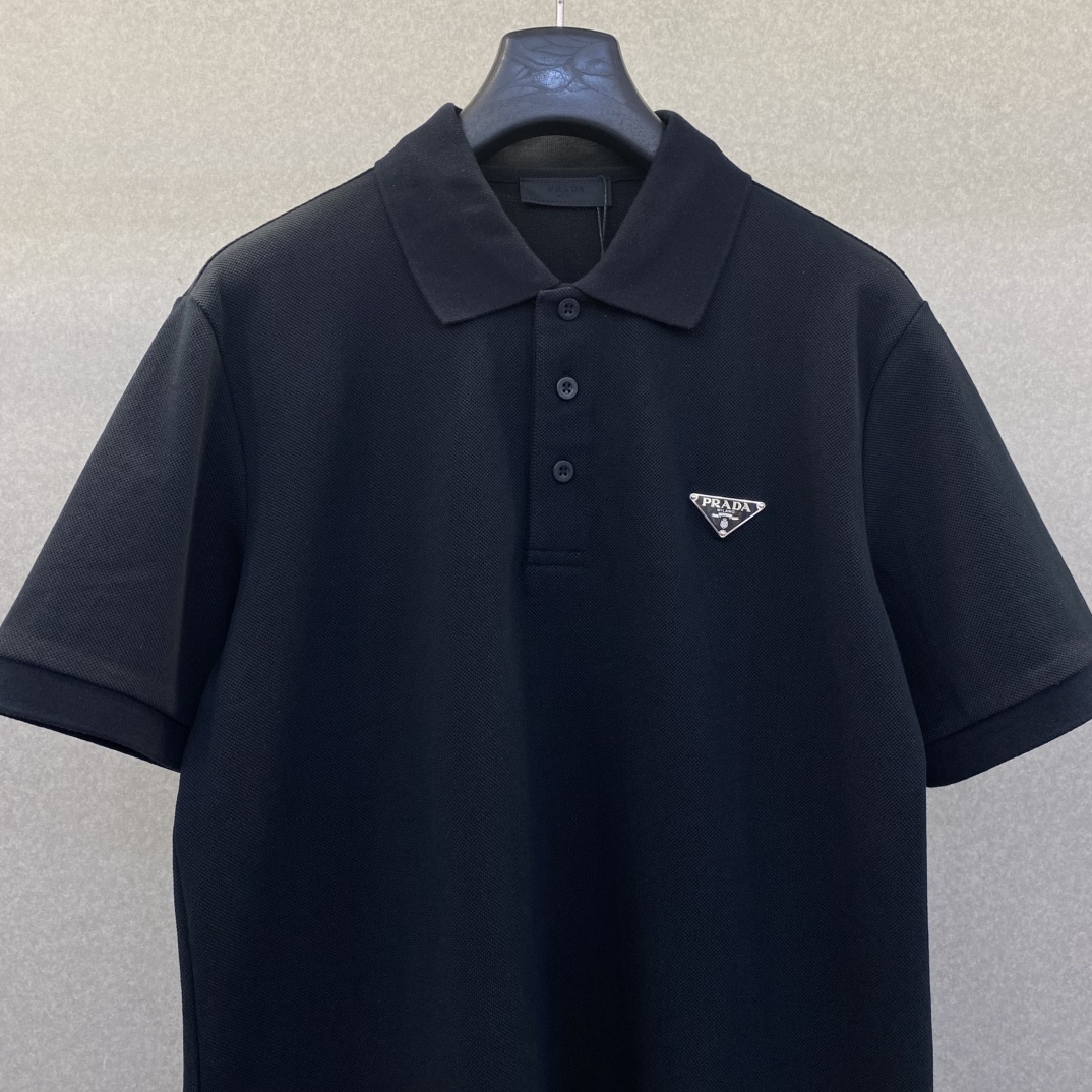 Cheap New Arrivals High quality Prada Polo T-shirts For Men in 208763, $40 USD- [IB208763] - Replica Prado polo T-shirts for Men