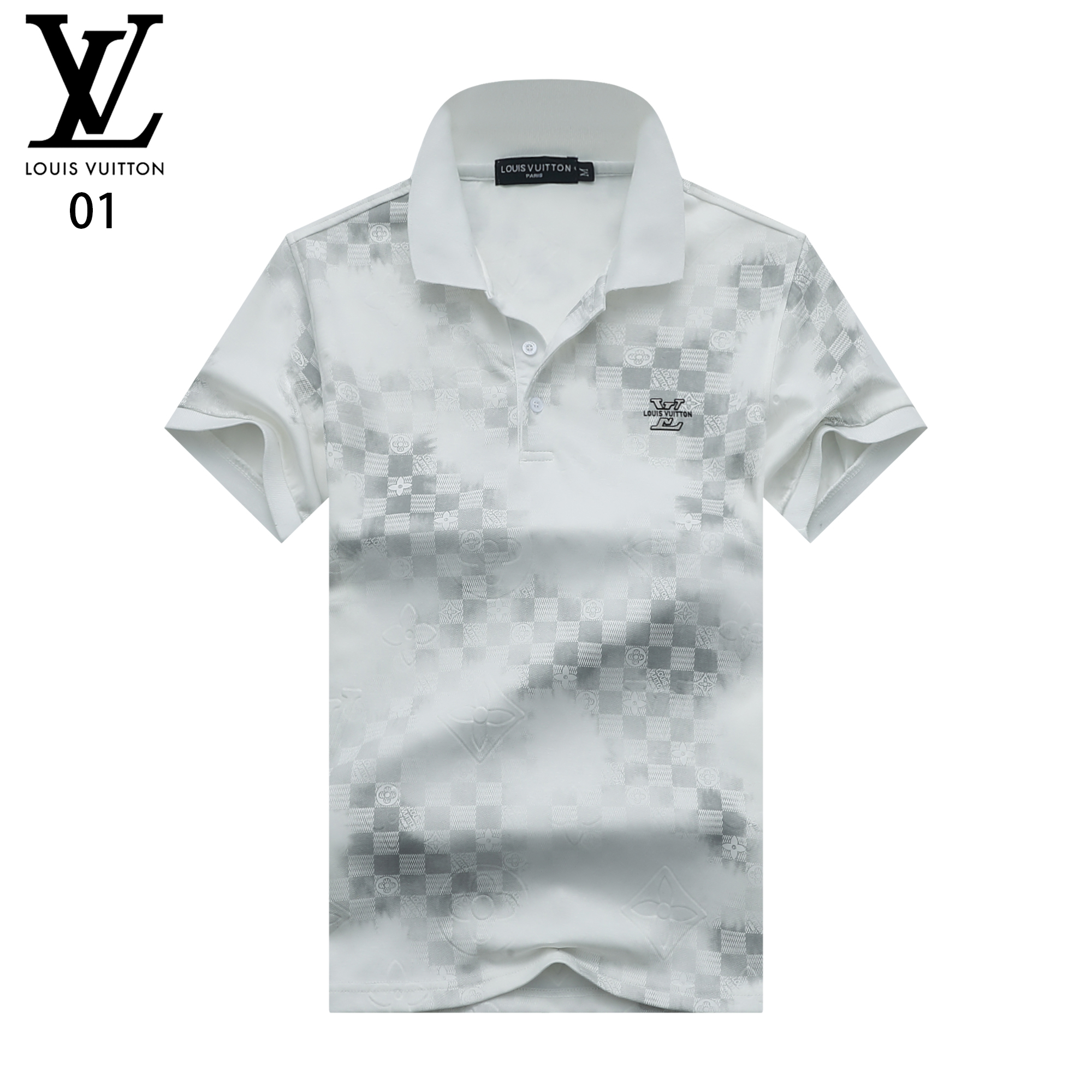 Cheap Louis Vuitton Polo T-Shirts for Men in 208850, $25 USD- [IB208850] - Replica Louis Vuitton Polo T-Shirts for Men