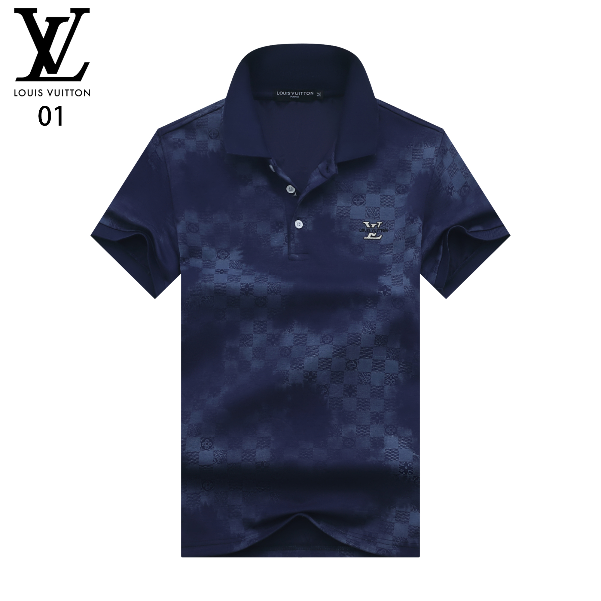 Cheap Louis Vuitton Polo T-Shirts for Men in 208852, $25 USD- [IB208852] - Replica Louis Vuitton Polo T-Shirts for Men