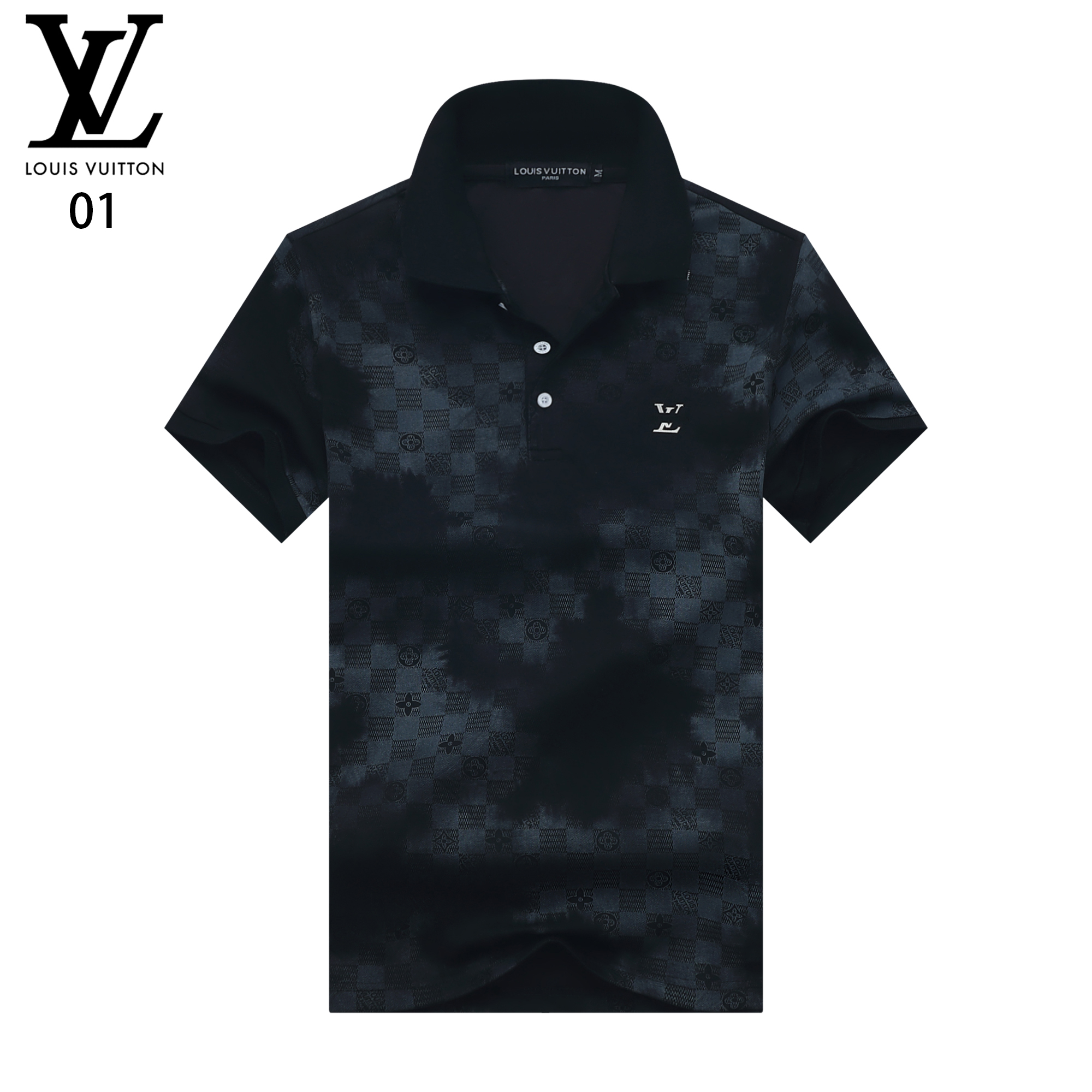 Cheap Louis Vuitton Polo T-Shirts for Men in 208853, $25 USD- [IB208853] - Replica Louis Vuitton Polo T-Shirts for Men