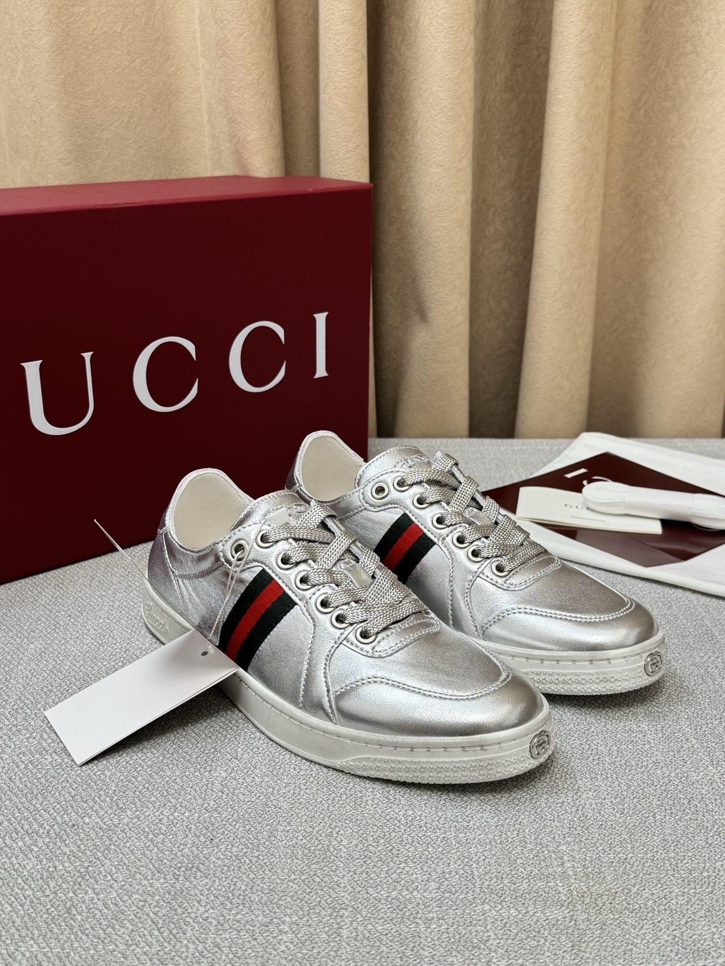 Cheap New Arrivals Gucci sneakers Size 36-46 in 208893, $85 USD- [IB208893] - Replica Gucci Sneakers For Men