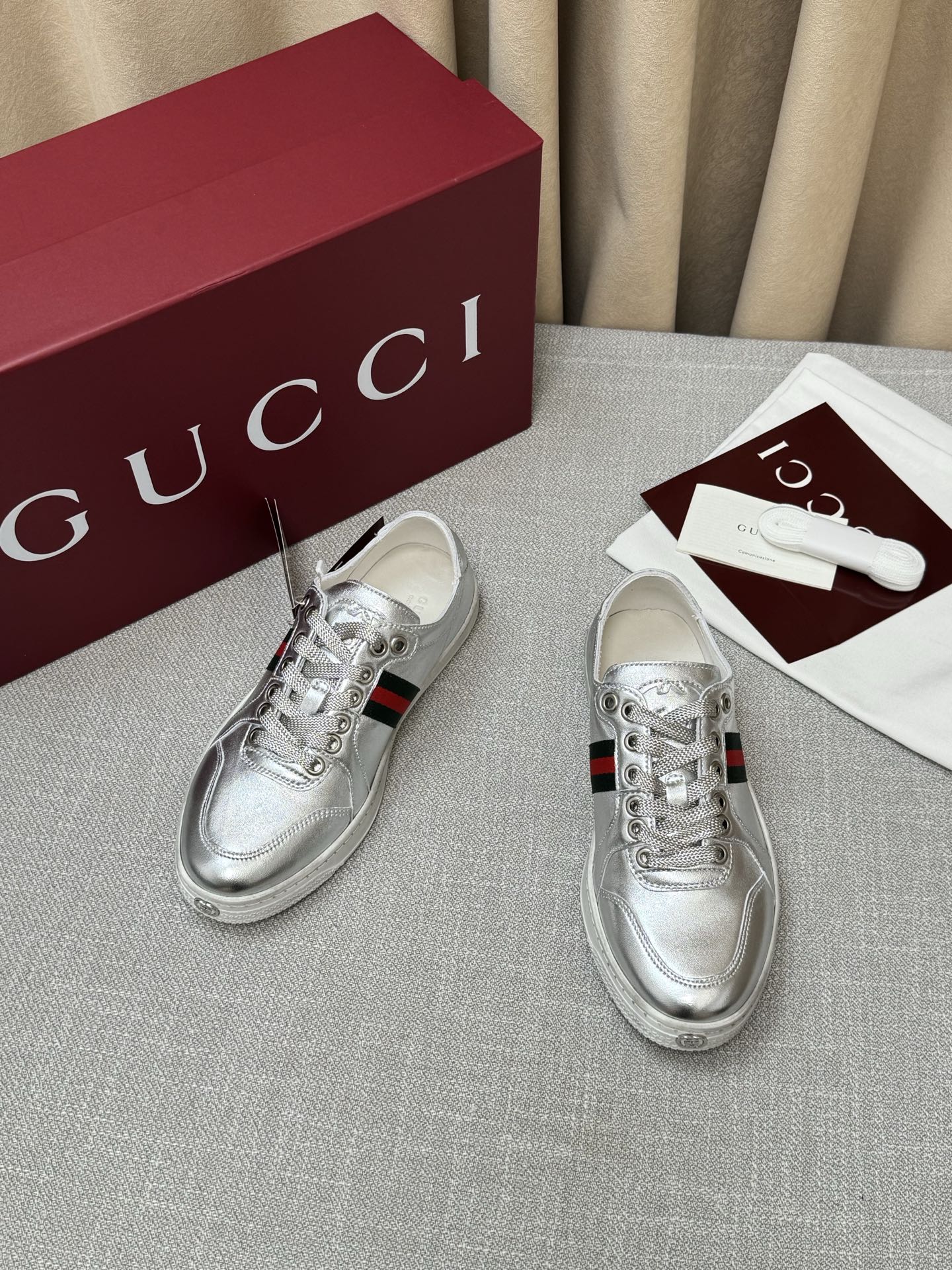 Cheap New Arrivals Gucci sneakers Size 36-46 in 208893, $85 USD- [IB208893] - Replica Gucci Sneakers For Men