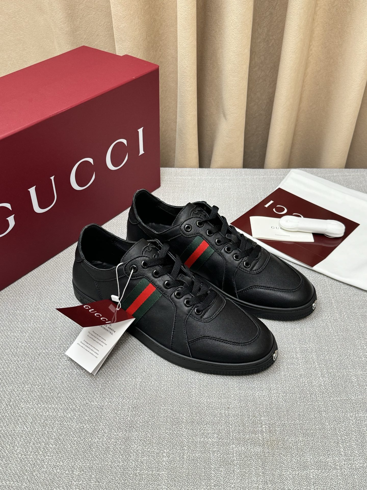 Cheap New Arrivals Gucci sneakers Size 36-46 in 208896, $85 USD- [IB208896] - Replica Gucci Sneakers For Men