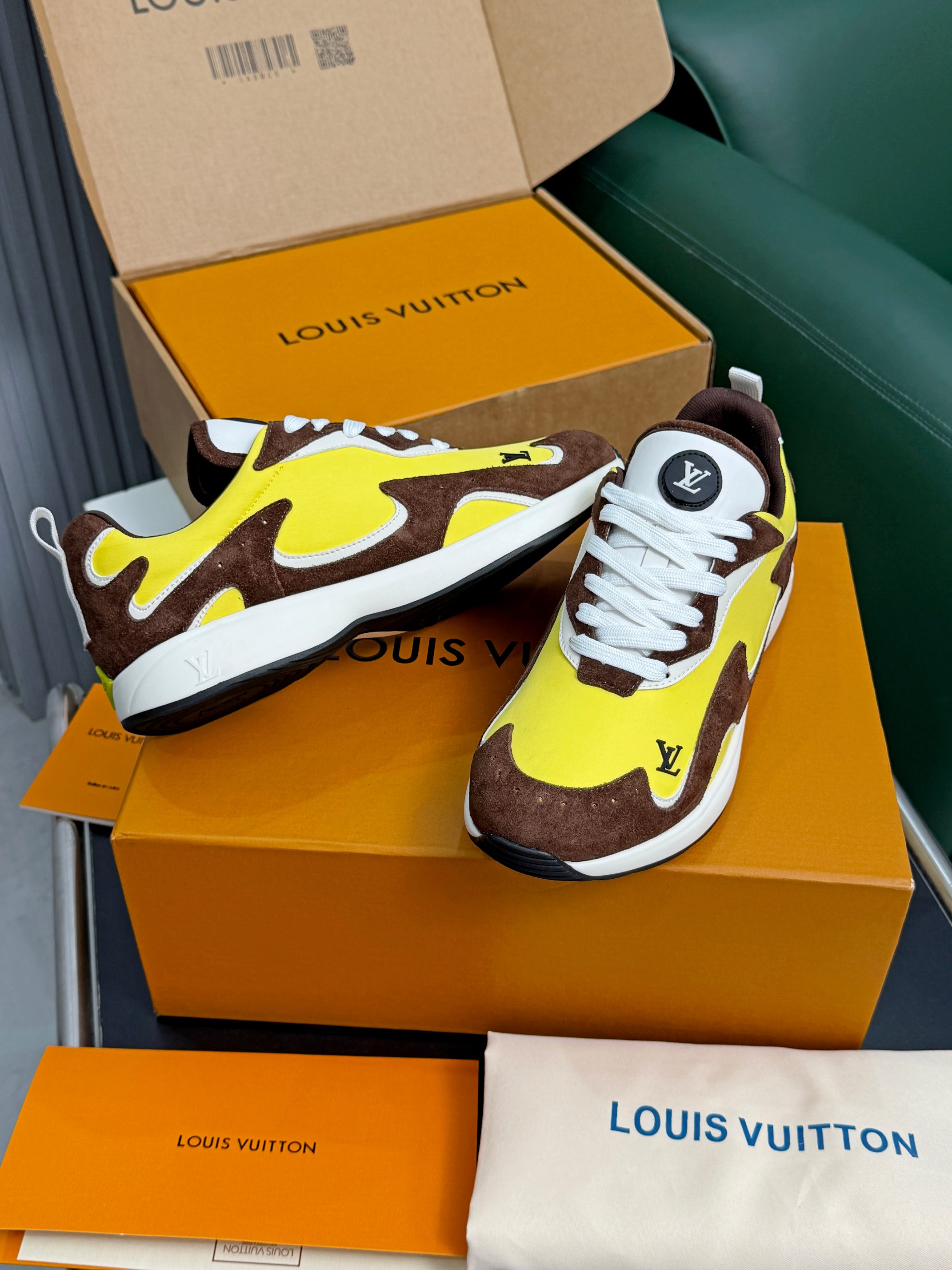 Cheap Louis Vuitton Sneakers For Men in 208908, $105 USD- [IB208908] - Replica Louis Vuitton Sneakers For Men