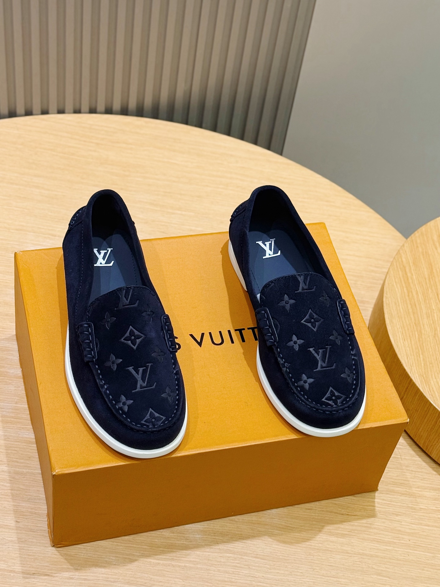 Cheap New Arrivals High quality Louis Vuitton Loafers For Men in 208912, $105 USD- [IB208912] - Replica Louis Vuitton Leather Loafers For Men