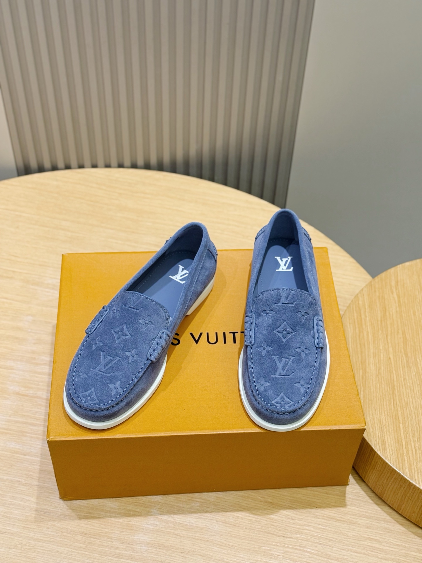 Cheap New Arrivals High quality Louis Vuitton Loafers For Men in 208916, $105 USD- [IB208916] - Replica Louis Vuitton Leather Loafers For Men