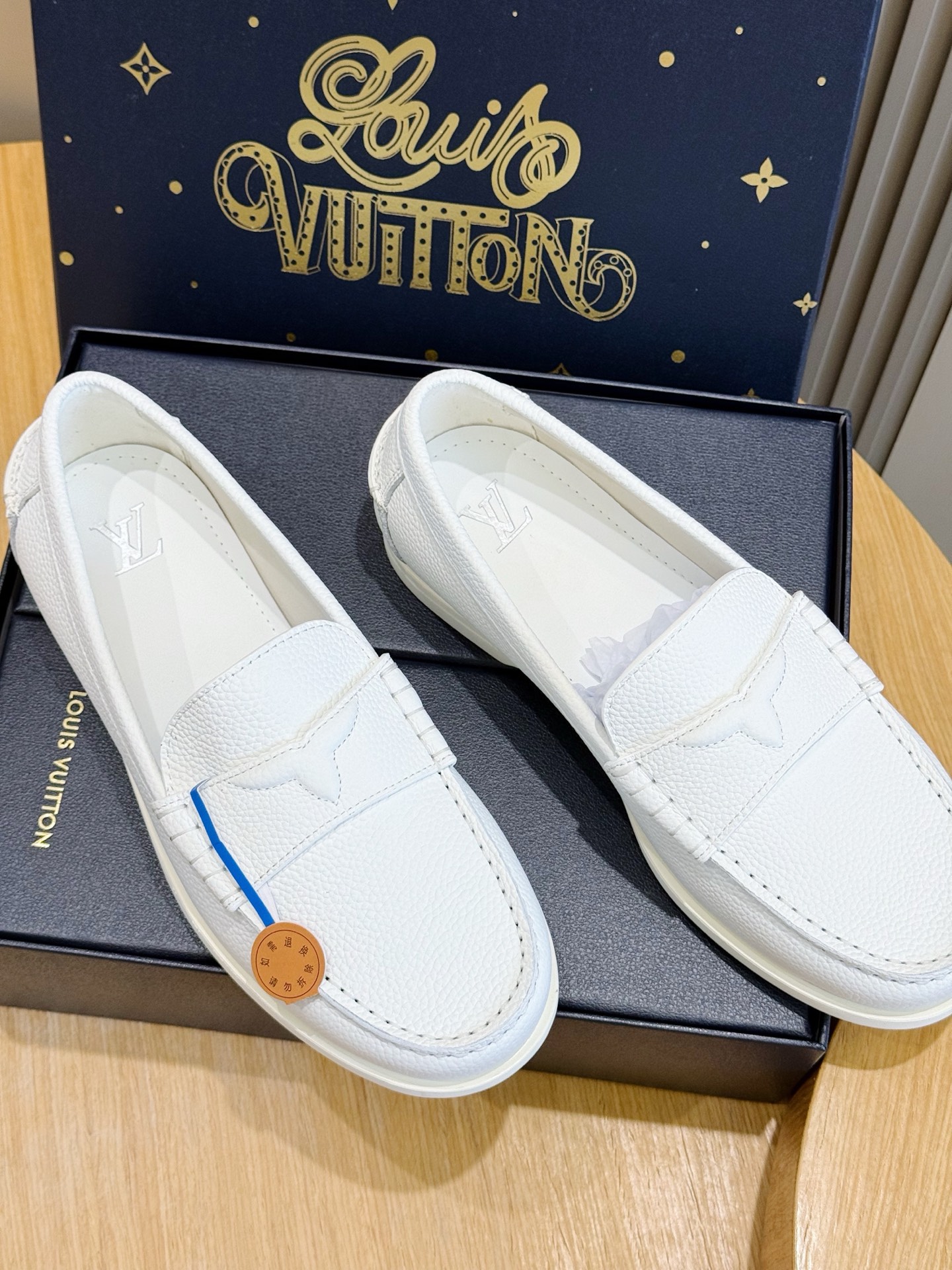 Cheap New Arrivals High quality Louis Vuitton Loafers For Men in 208918, $105 USD- [IB208918] - Replica Louis Vuitton Leather Loafers For Men
