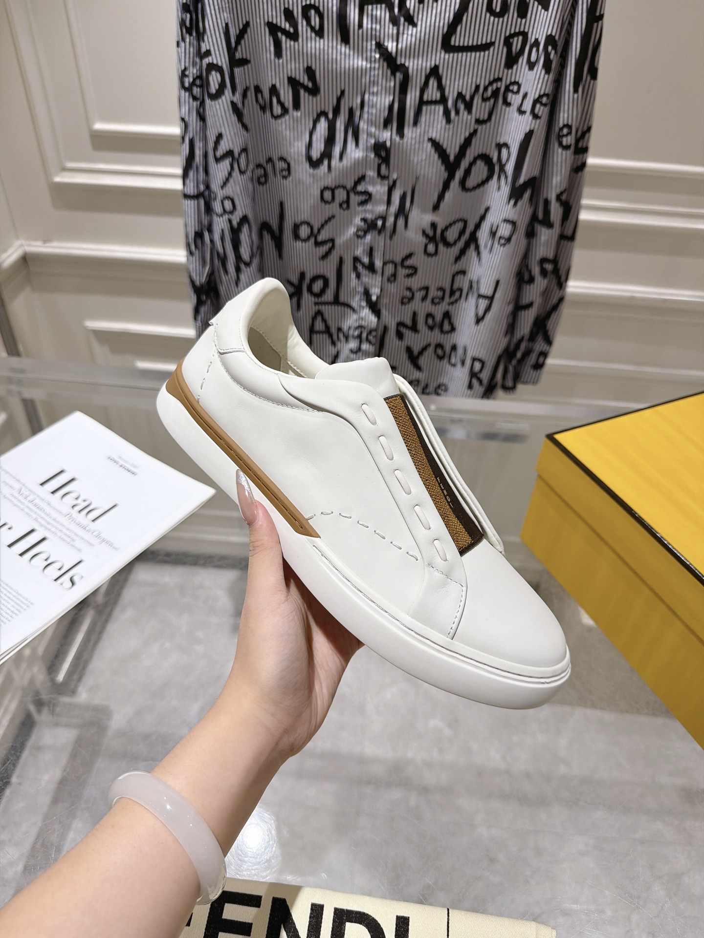 Cheap New Arrivals High quality Fendi Sneakers For Men in 208928, $120 USD- [IB208928] - Replica Fendi Sneakers For Men