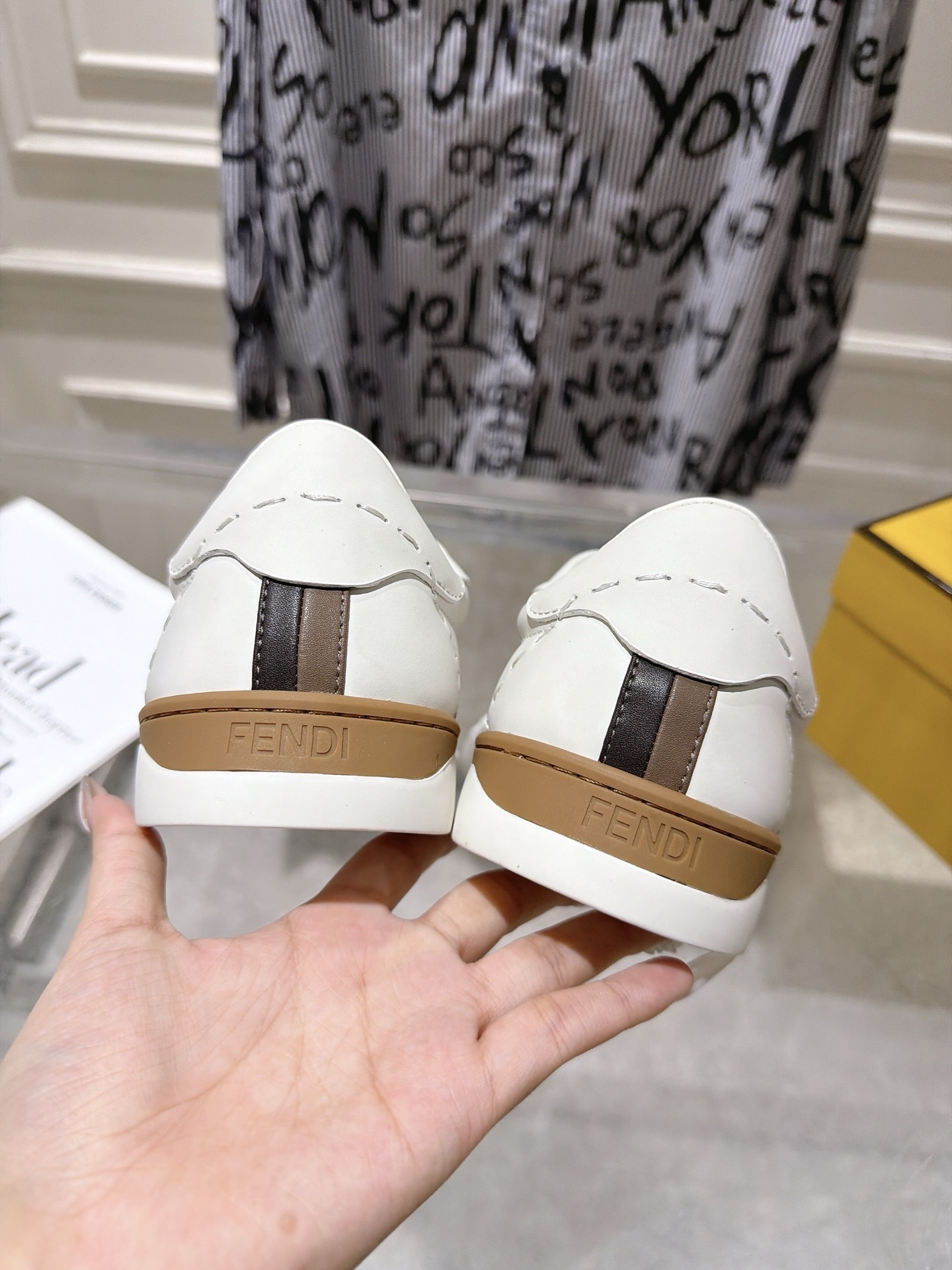 Cheap New Arrivals High quality Fendi Sneakers For Men in 208928, $120 USD- [IB208928] - Replica Fendi Sneakers For Men
