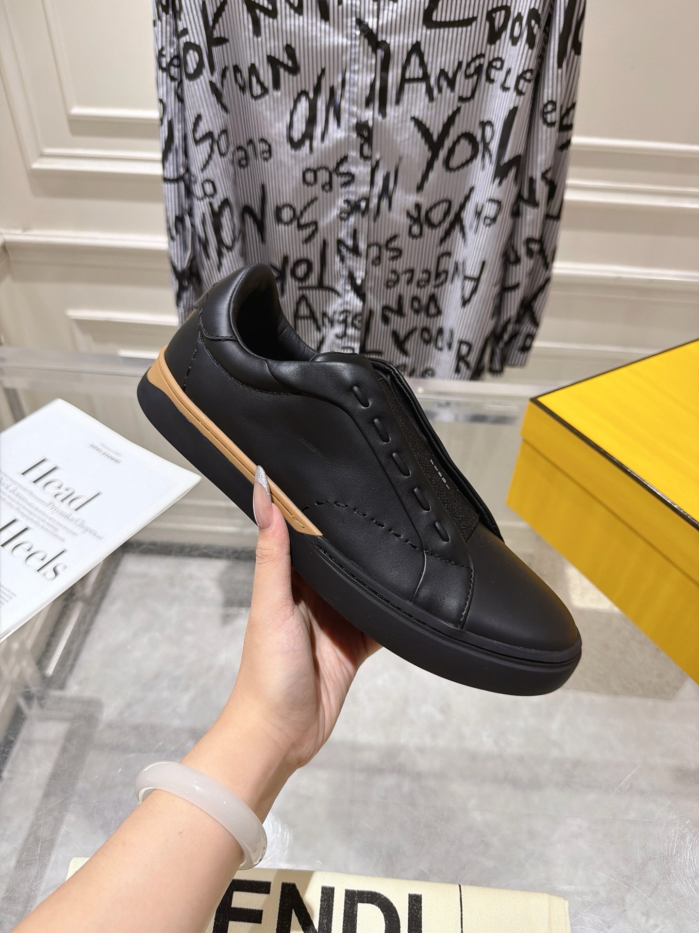 Cheap New Arrivals High quality Fendi Sneakers For Men in 208929, $120 USD- [IB208929] - Replica Fendi Sneakers For Men
